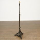 Nice Neoclassical style bronze floor lamp