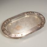 David Heinz Gumbel, sterling silver challah board