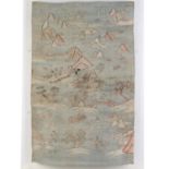 Antique Chinese kesi silk panel
