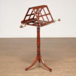 Regency brass-mounted duet stand