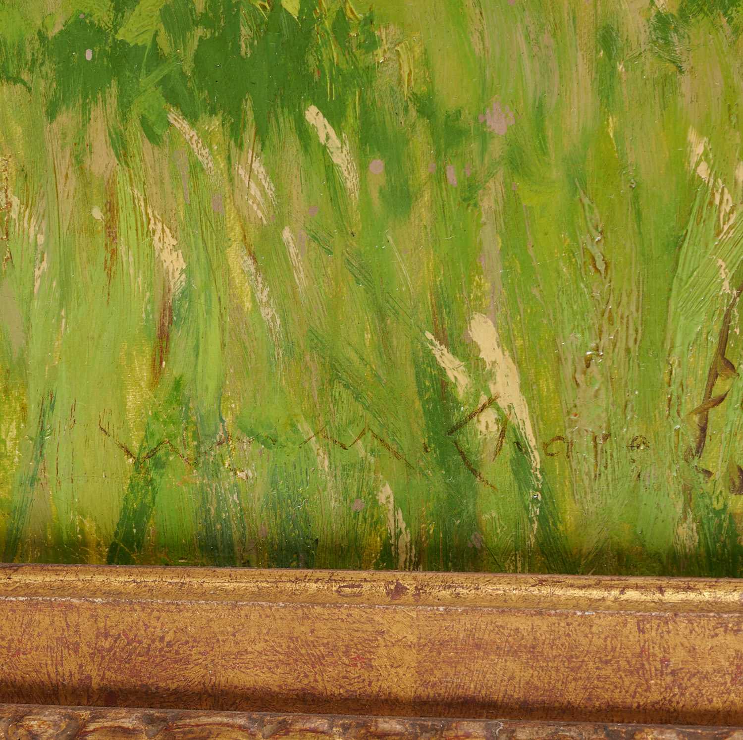 William Merritt Chase (attrib.), oil on canvas - Image 5 of 6
