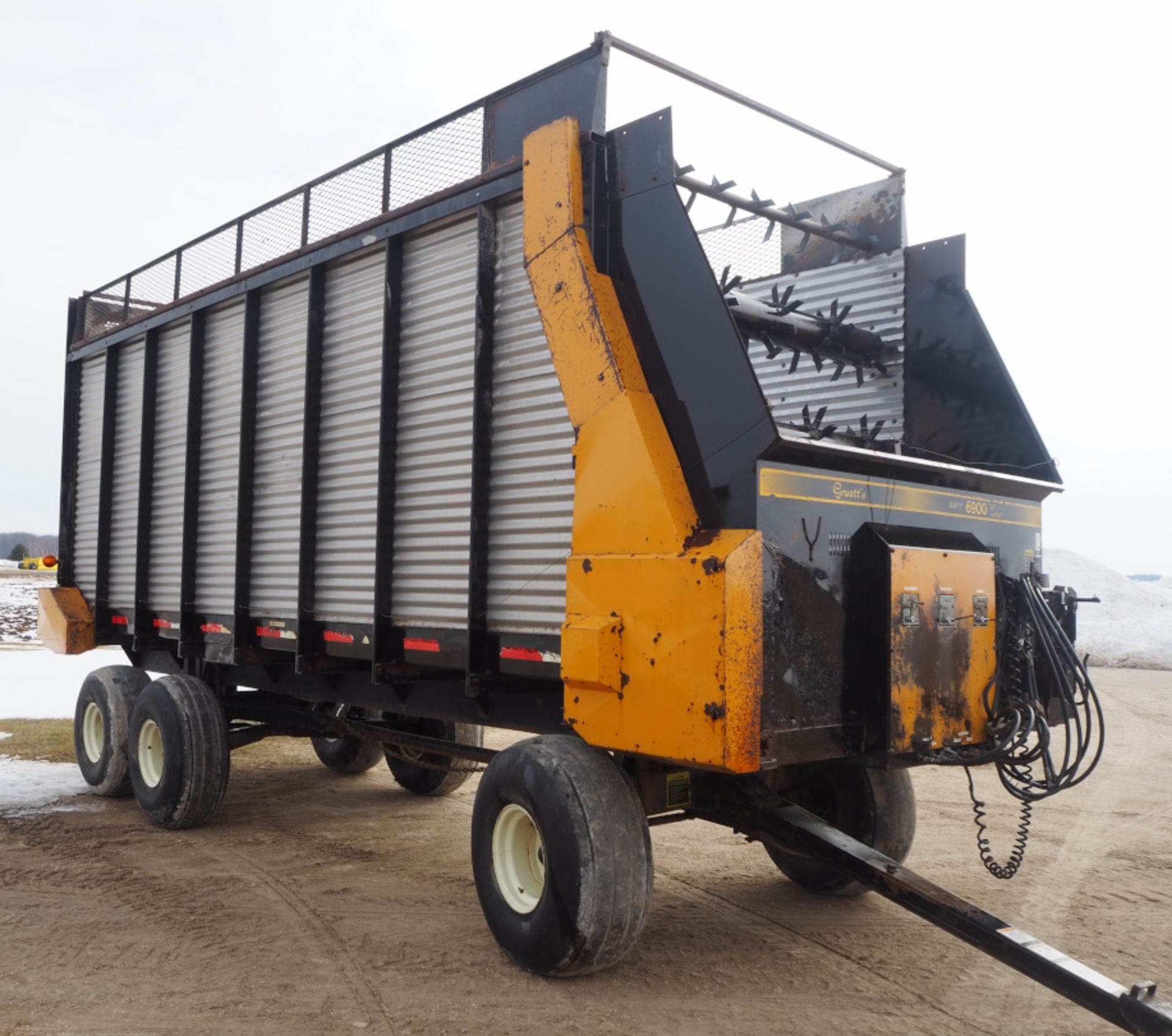 GRUETT 6900 20' COMBO FORAGE WAGON - Image 3 of 7