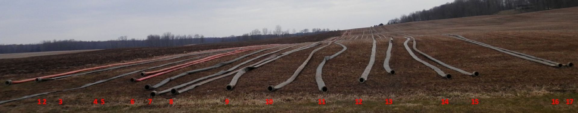 MANURE IRRIGATION HOSE-LAY HOSE, 92 Ft. (Sold by the foot x 92)