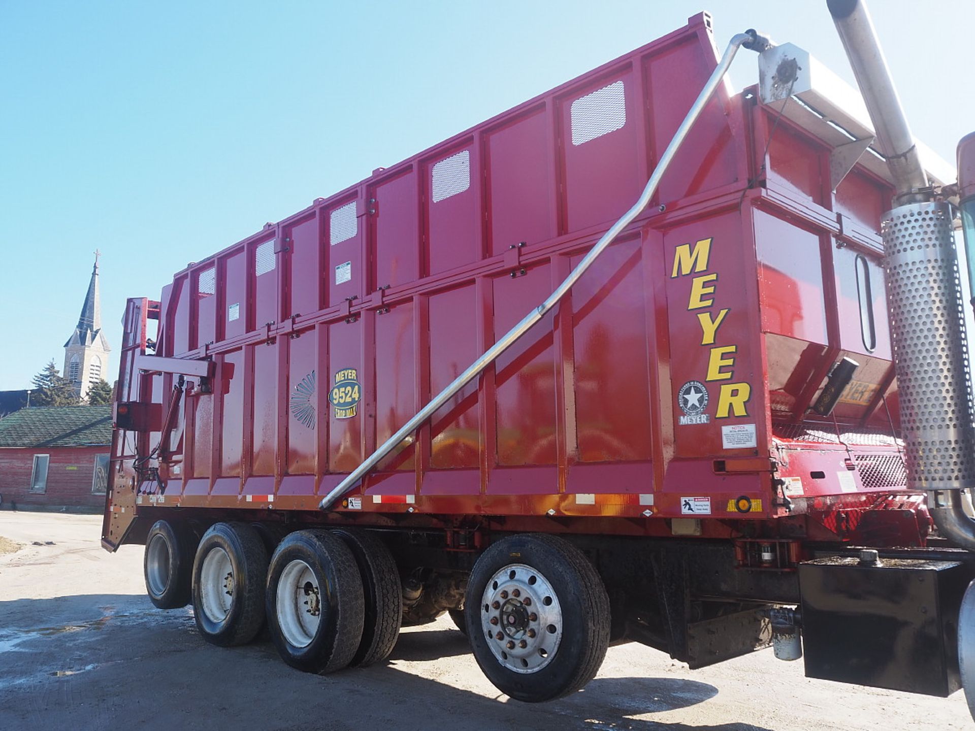 '98 KENWORTH W900 STRAIGHT TRUCK MEYER 9524 CROP MAX BOX - Image 10 of 14