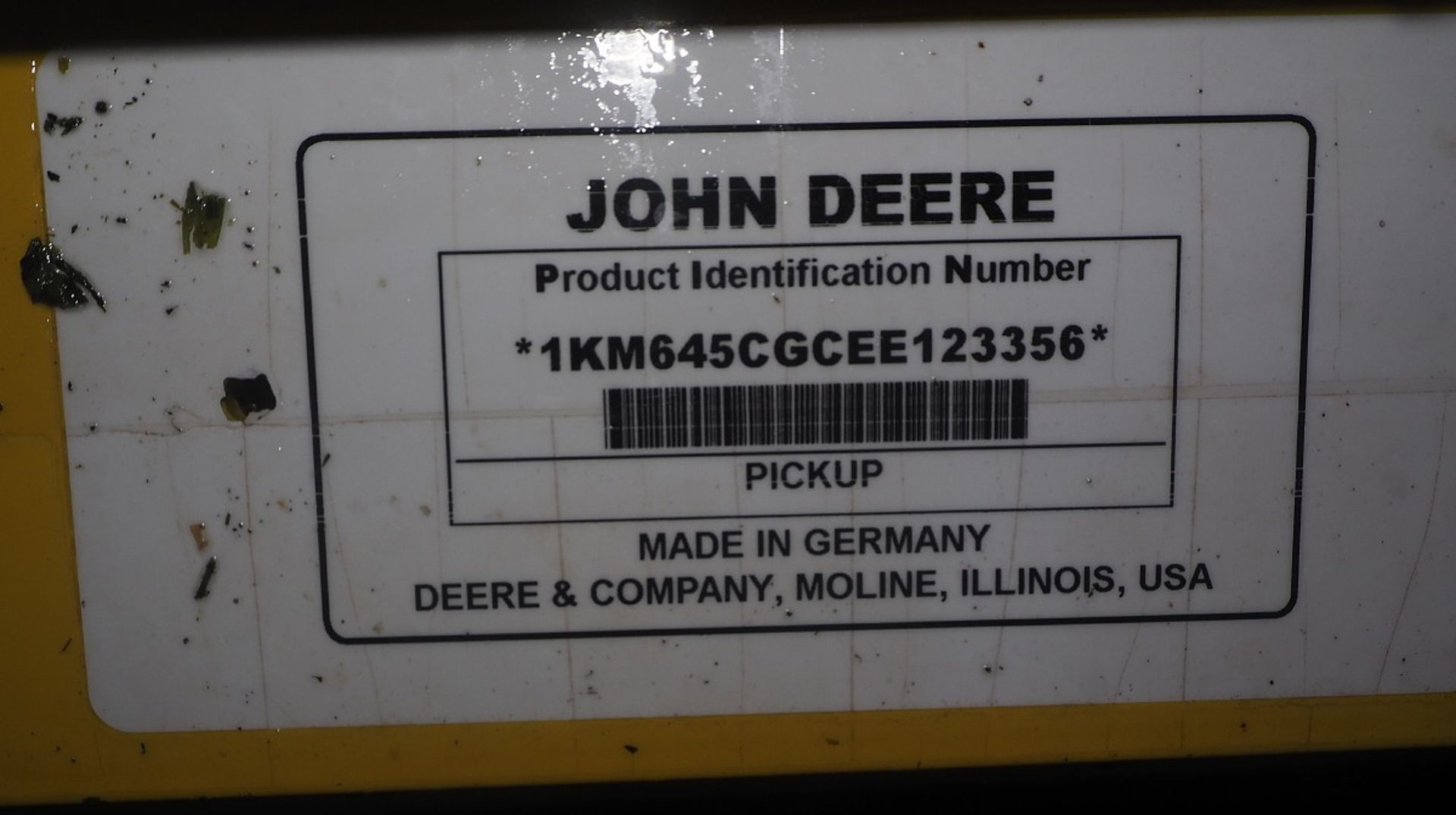 JOHN DEERE 645C HAY HEAD - Image 6 of 6