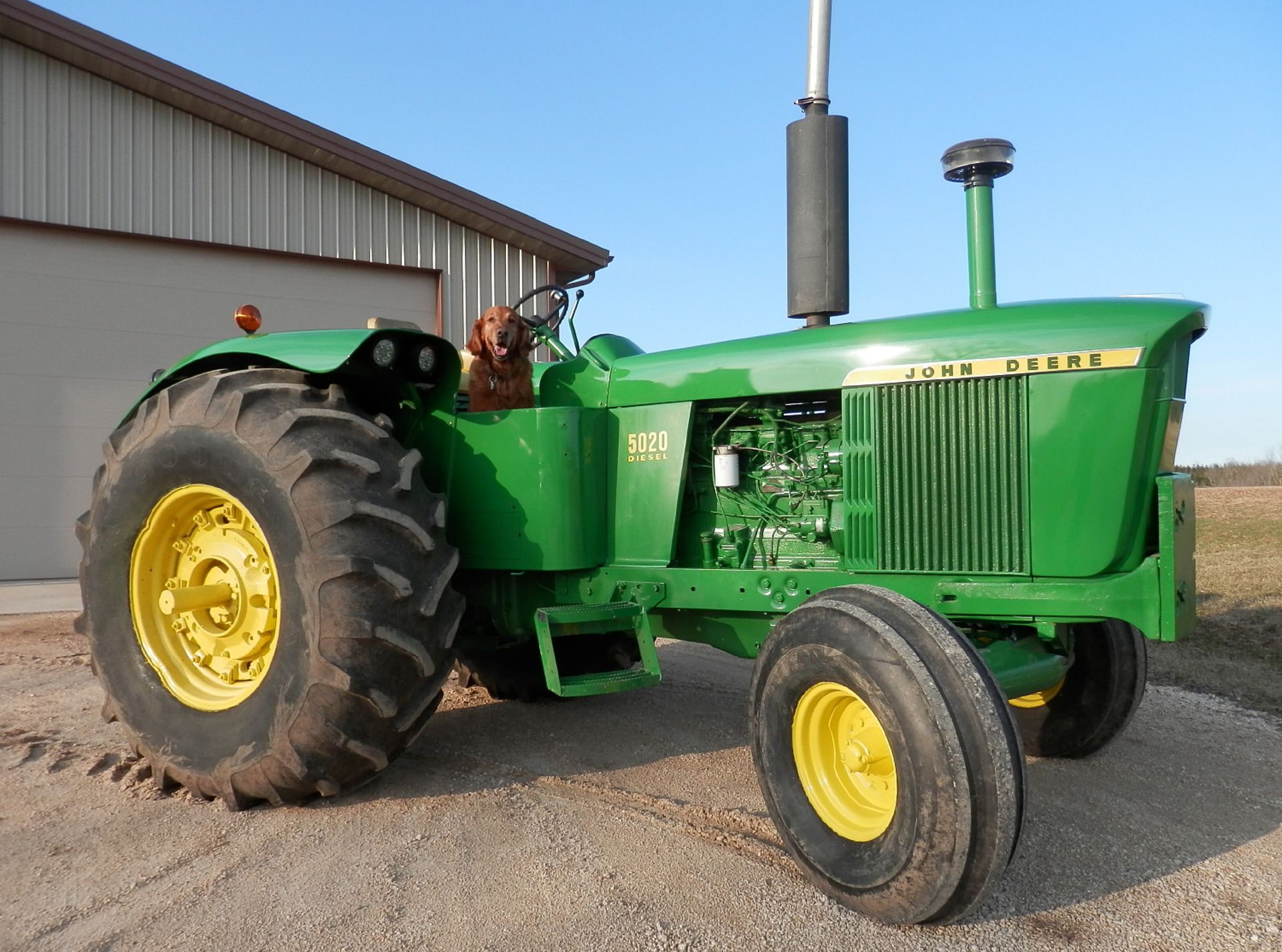 JOHN DEERE 5020 DIESEL WHEATLAND TRACTOR SN T313R 030336R