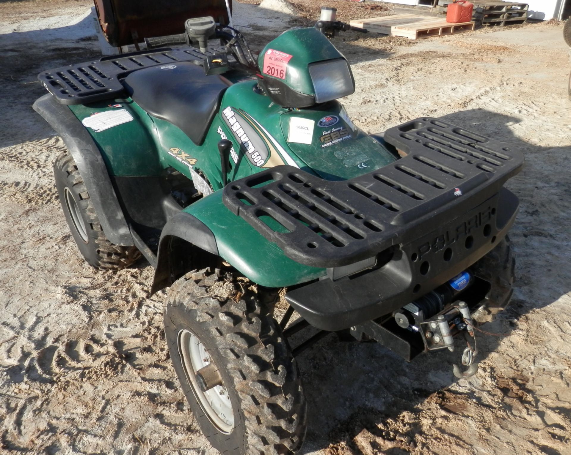 POLARIS MAGNUM 500 ATV--NEW DEVELOPMENT, NEEDS SERVICE WORK.