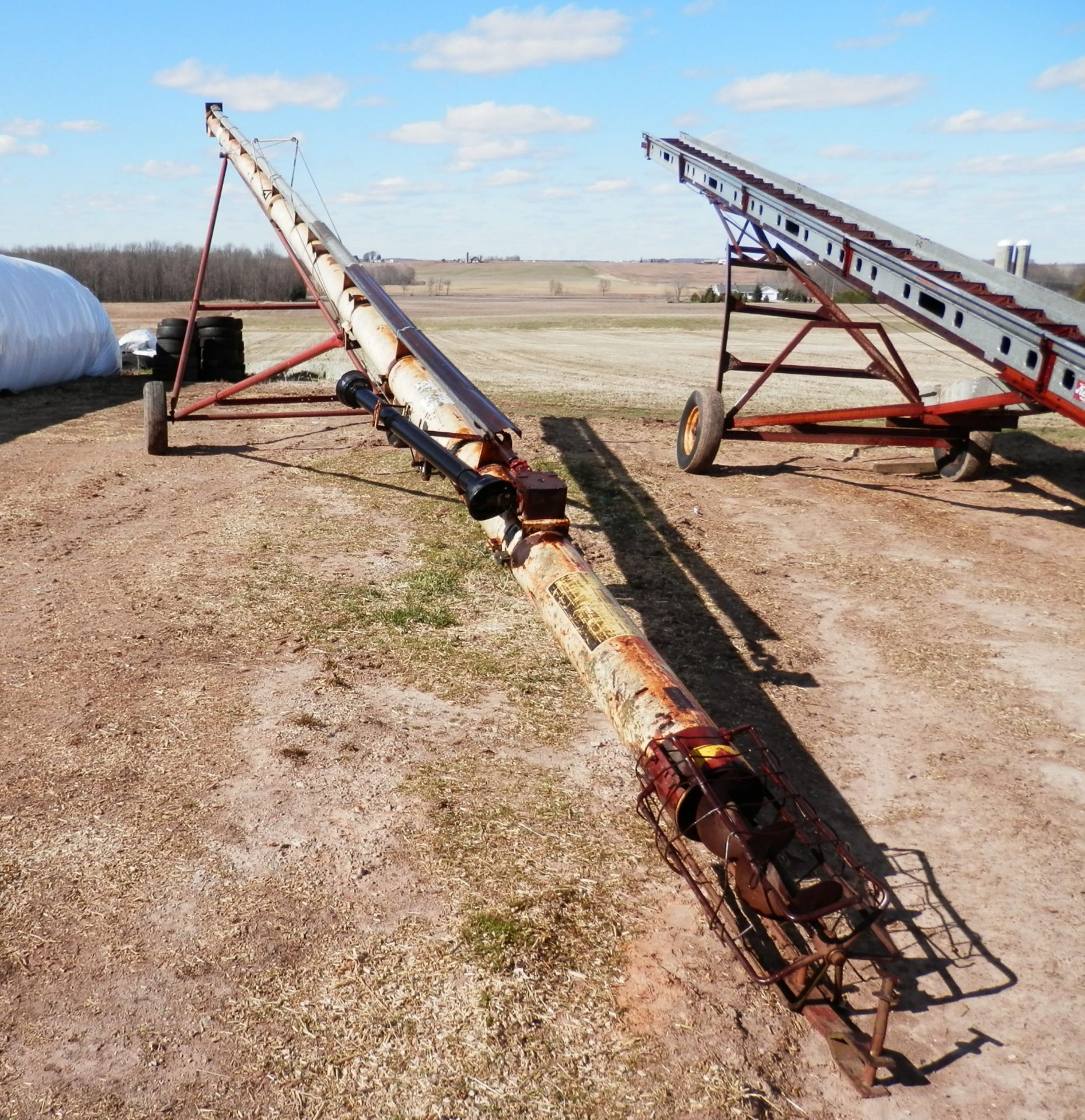 8"x51' PORTABLE GRAIN AUGER ON TRANSPORT - Image 3 of 3