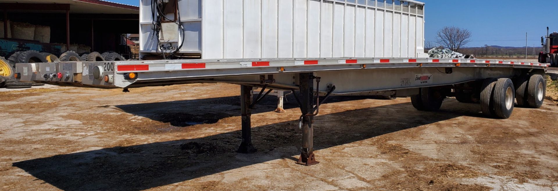 RAVEN FLEET HAWK 48' ALUMINUM FLATBED SEMI TRAILER - Image 3 of 9