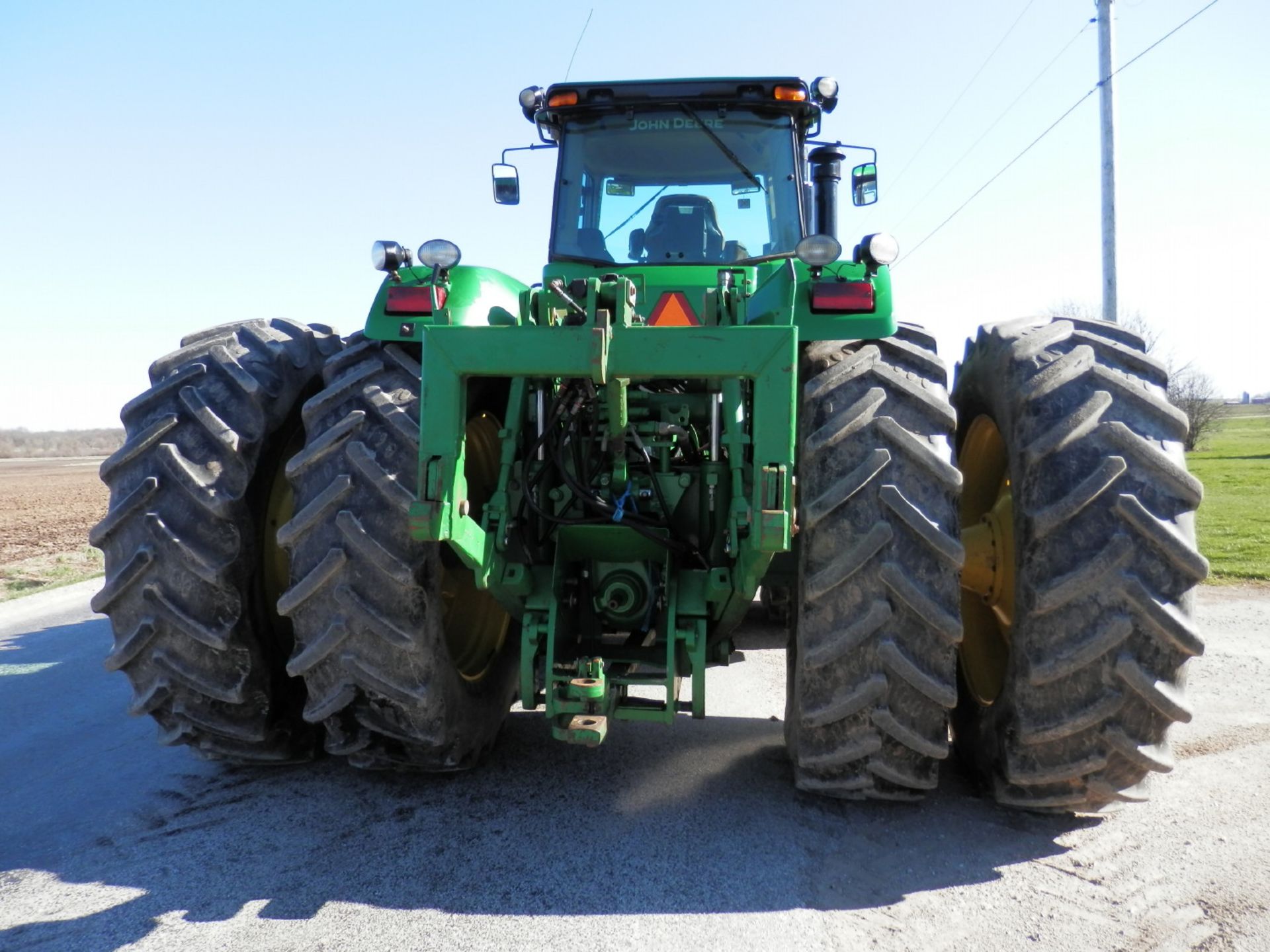 JOHN DEERE 9420 4x4 TRACTOR WITH DEGELMAN MDL. 14-7900 PUSH BLADE - Image 13 of 27