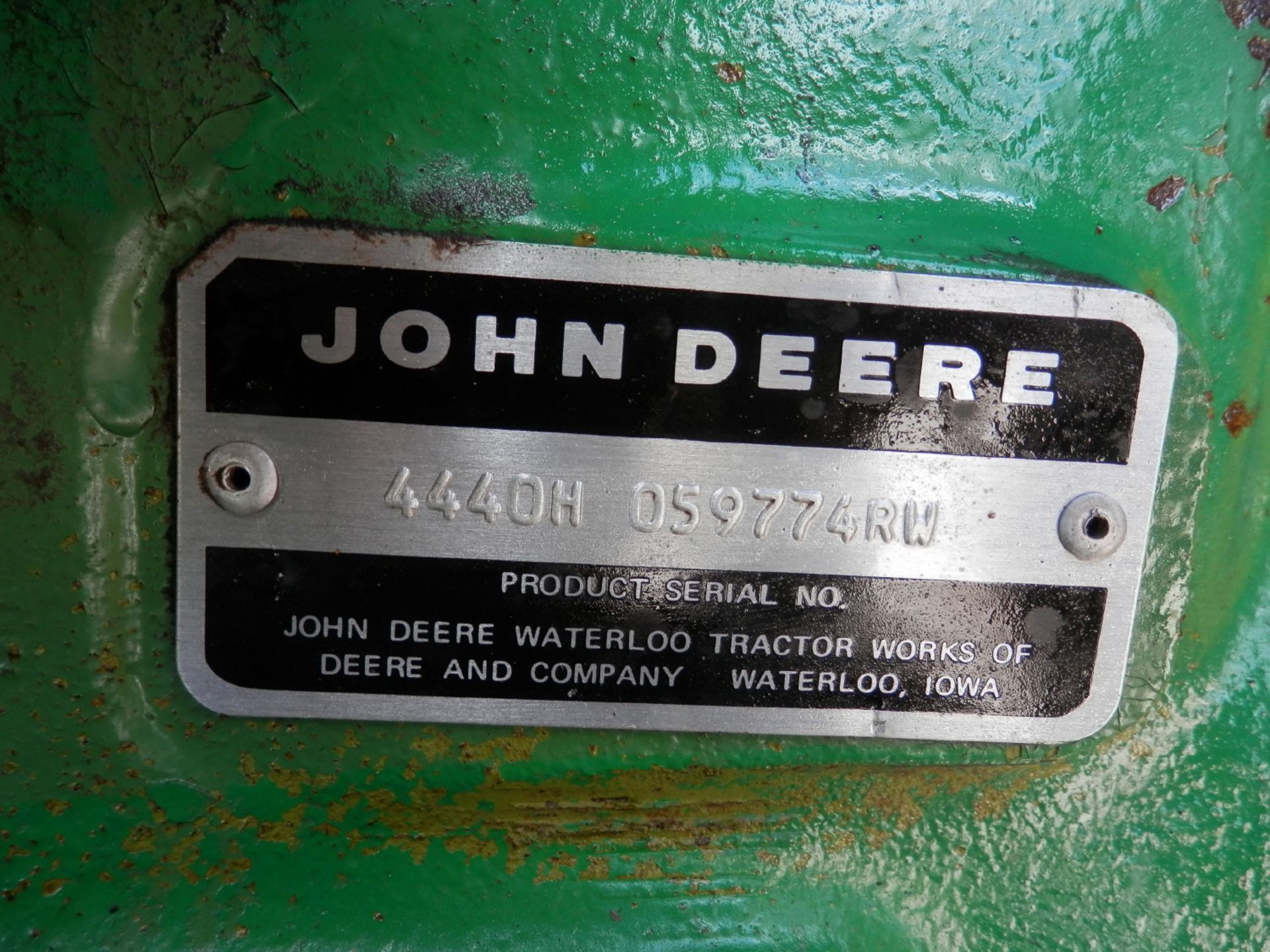 JOHN DEERE 4440 2WD TRACTOR - Image 9 of 12