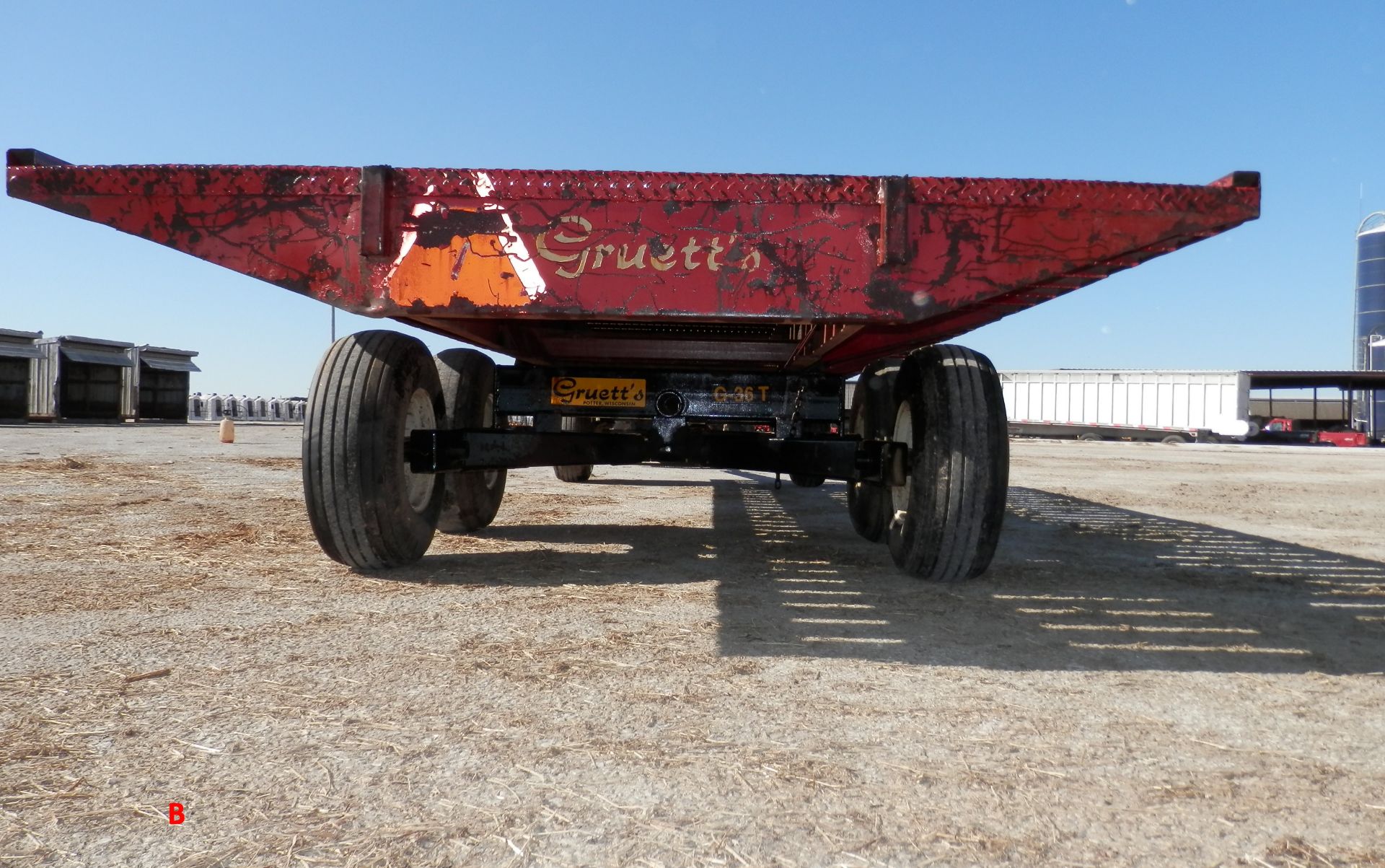 GRUETT ALL STEEL 9'x24' FLAT WAGON - Image 4 of 4