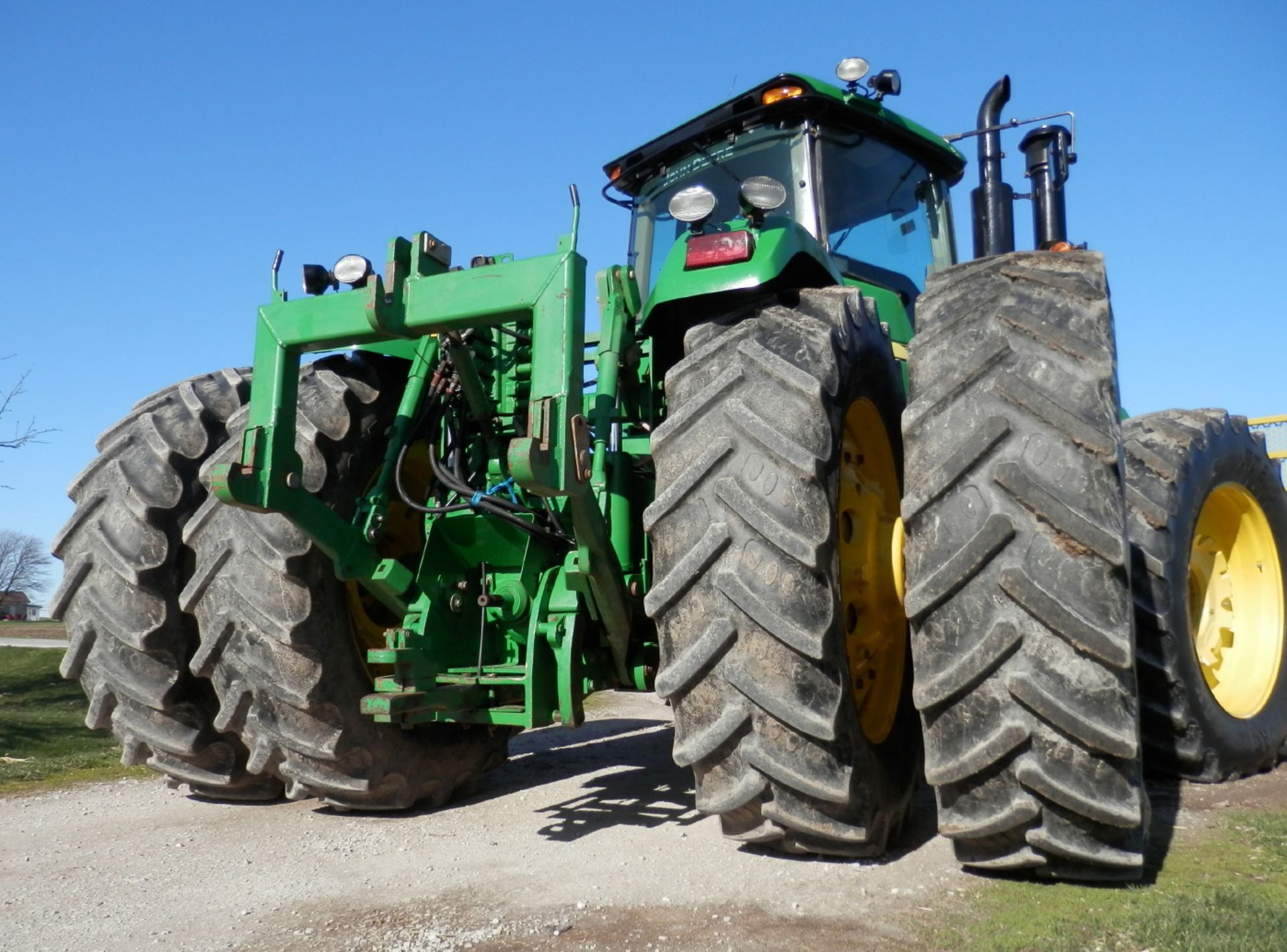 JOHN DEERE 9420 4x4 TRACTOR WITH DEGELMAN MDL. 14-7900 PUSH BLADE - Image 15 of 27