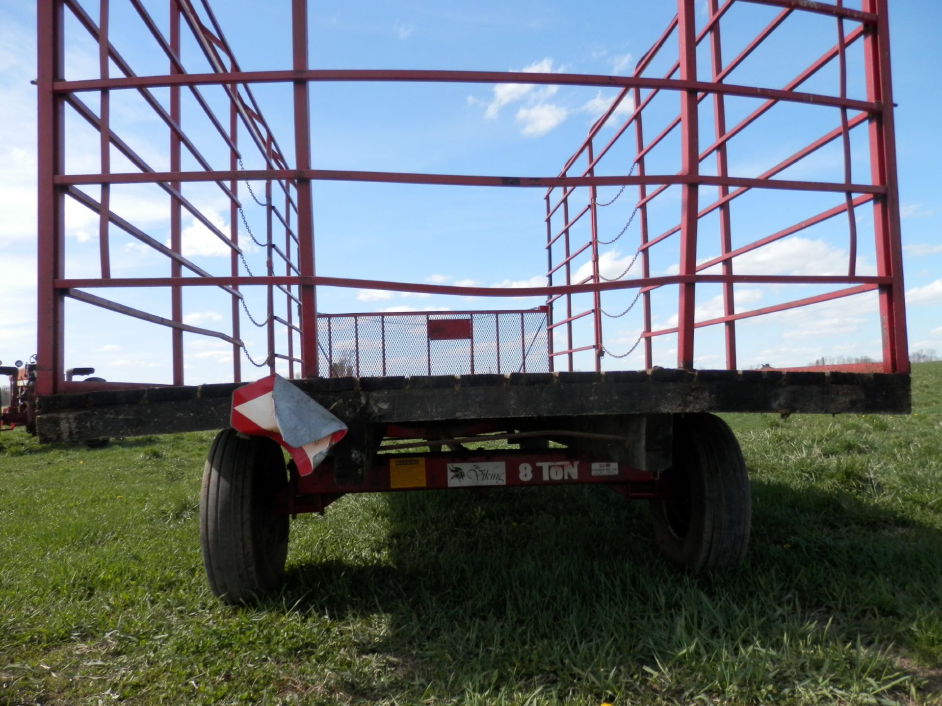 (2) H&S 9x18 STEEL KICK BALE WAGONS (Selling Choice 7a or 7b) - Image 6 of 7
