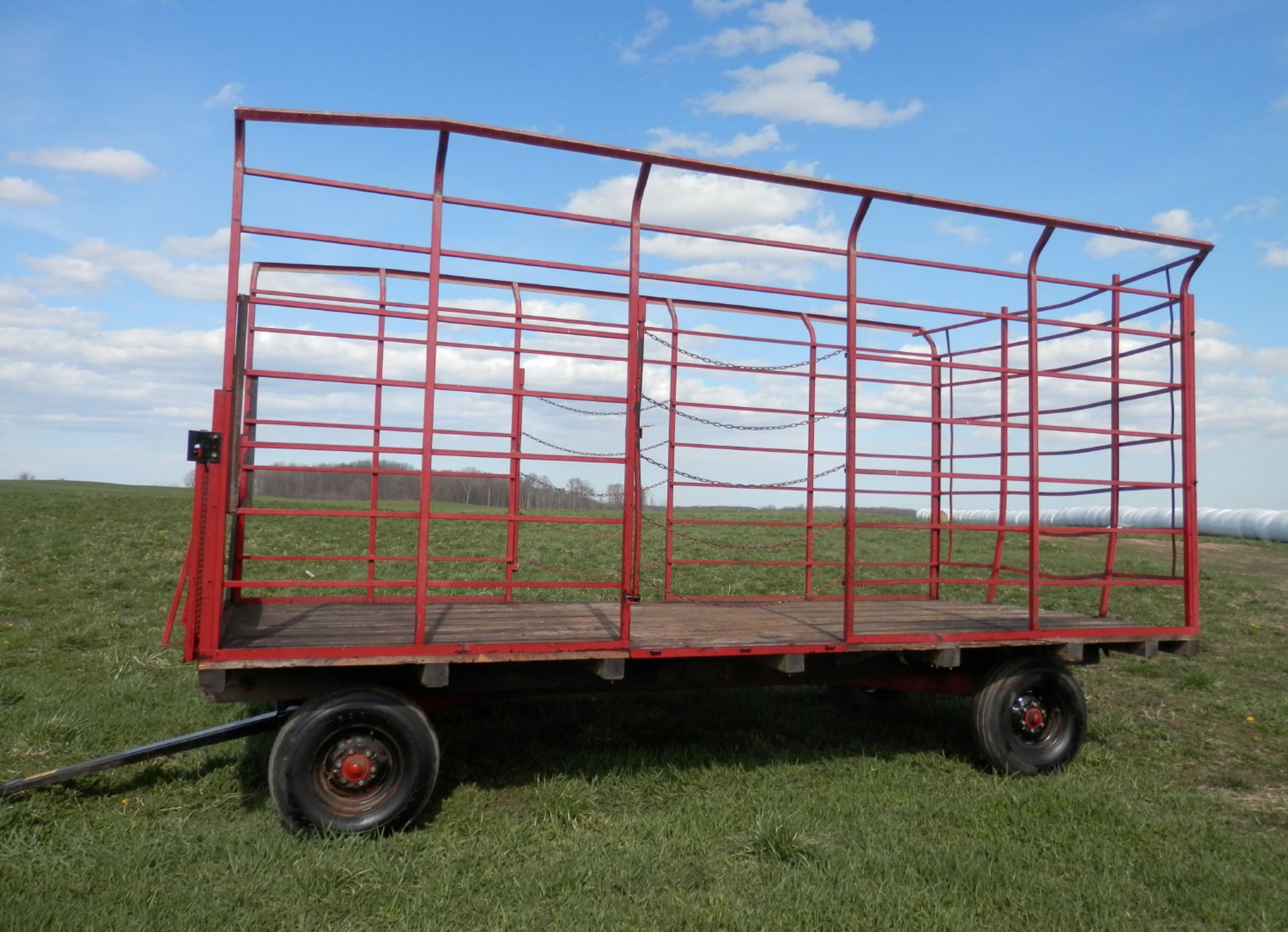 (2) H&S 9x18 STEEL KICK BALE WAGONS (Selling Choice 7a or 7b) - Image 2 of 7