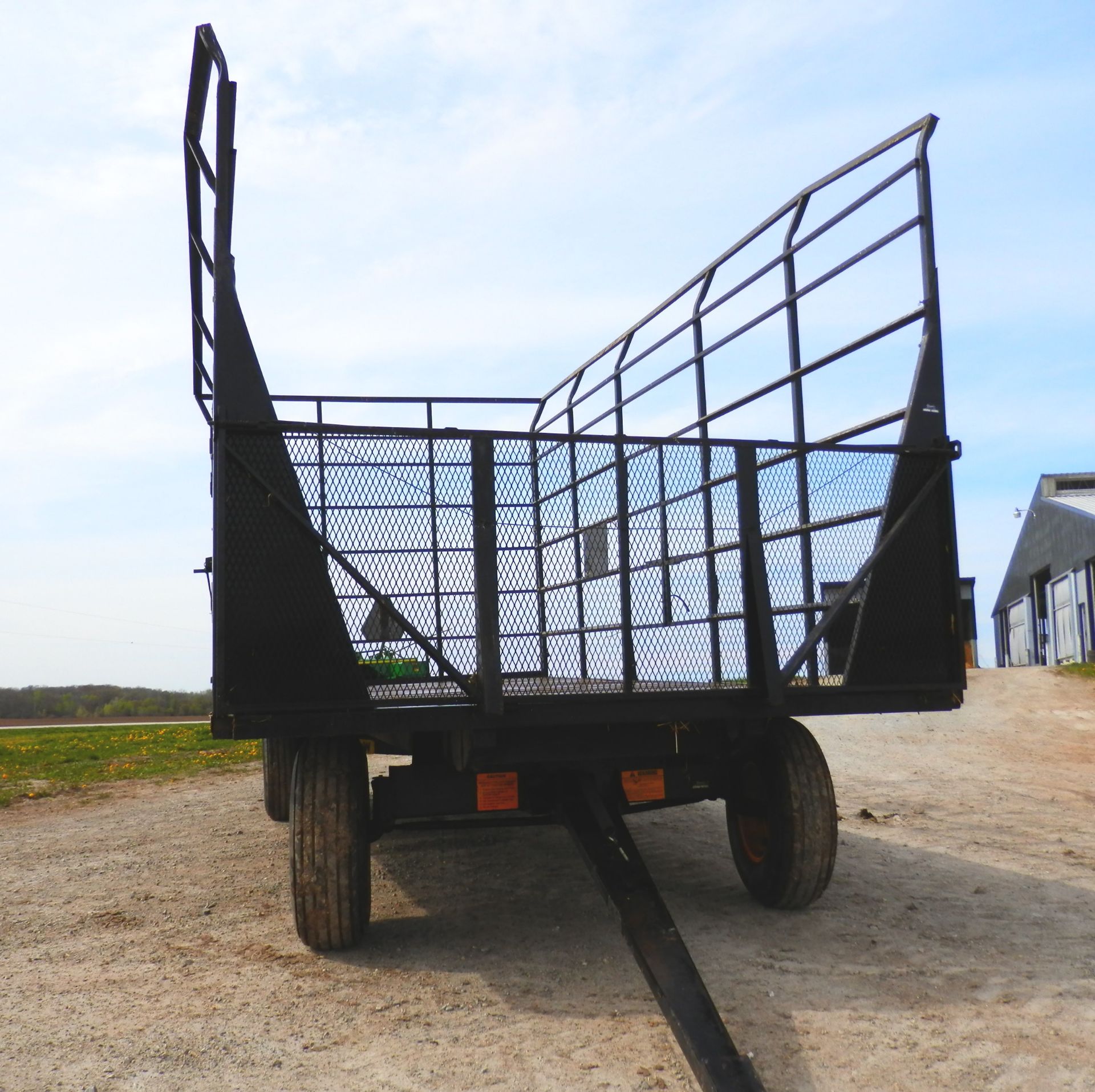 GRUETT 9x18 STEEL SIDE KICK BALE WAGON - Image 2 of 5