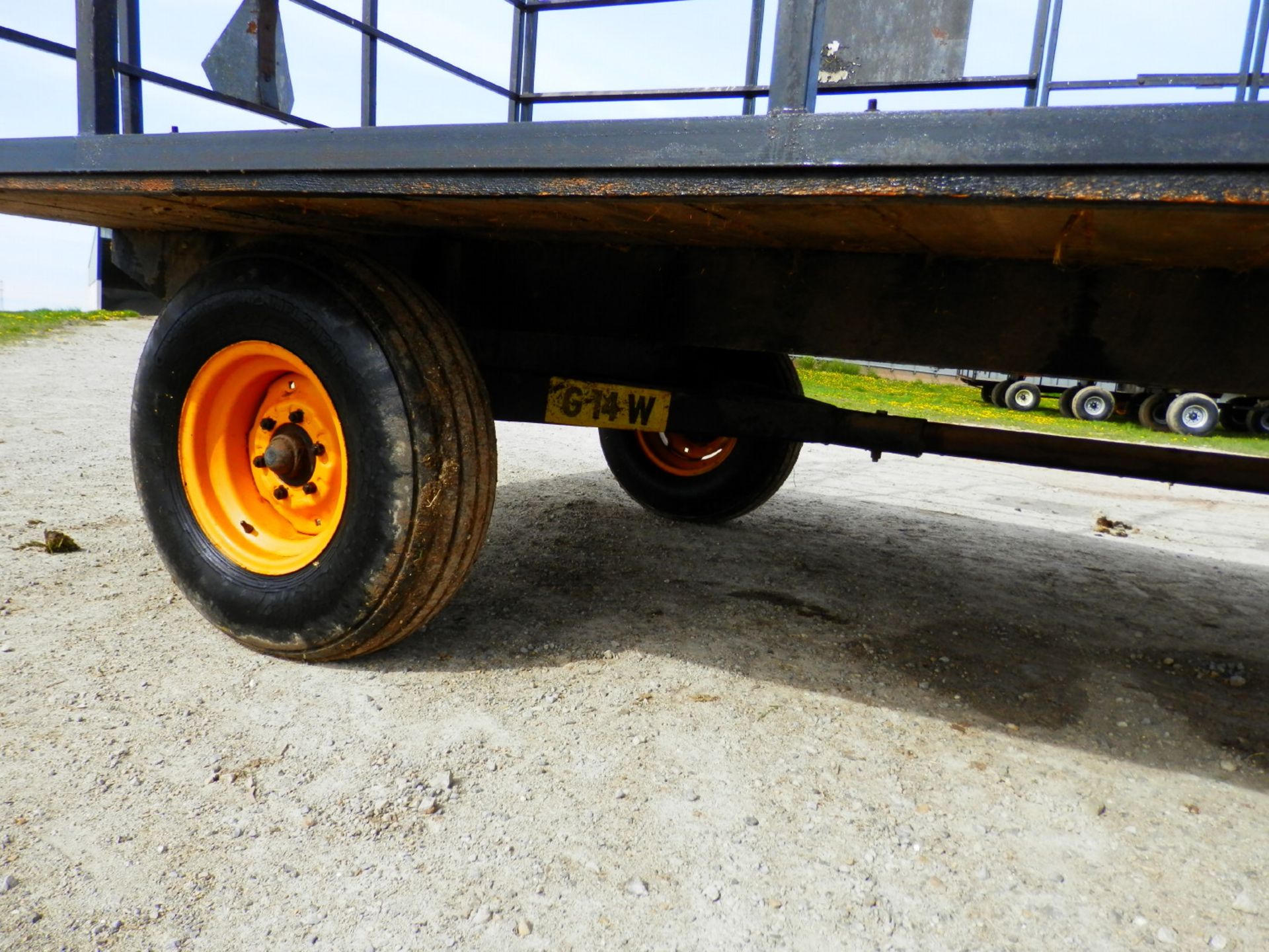 GRUETT 9x18 STEEL SIDE KICK BALE WAGON - Image 5 of 5