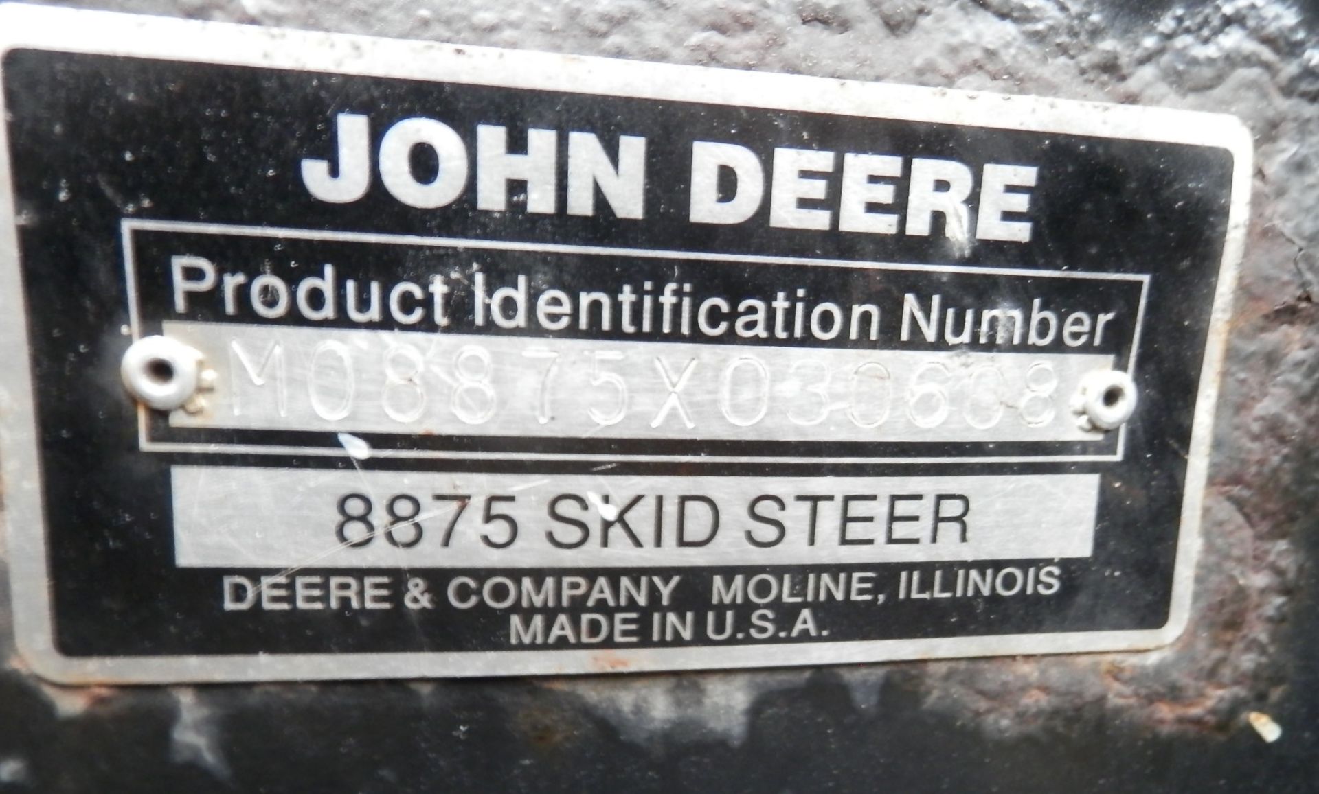 JD 8875 SKID STEER - Image 6 of 6