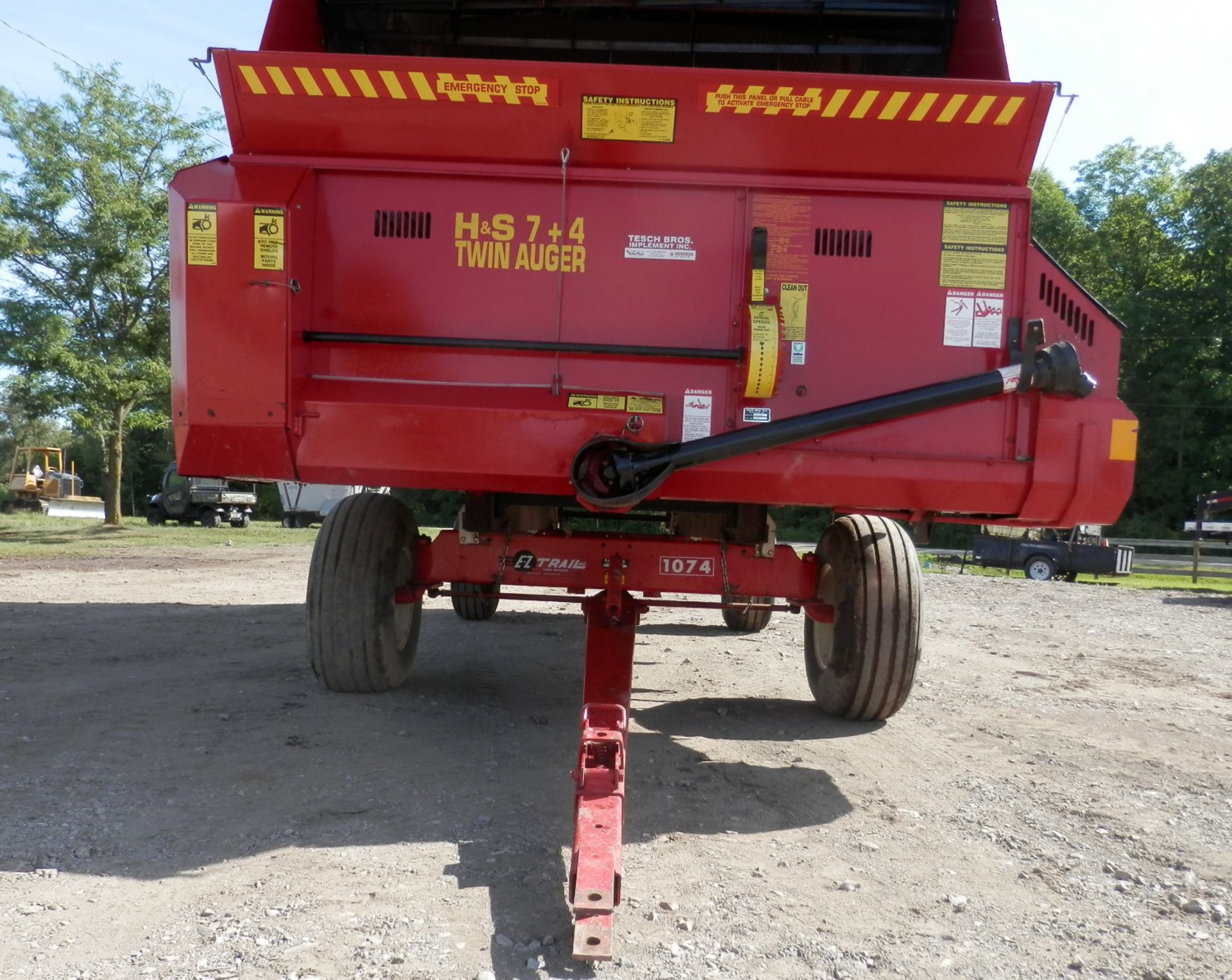 H&S TWIN AUGER 16' LH FORAGE WAGON - Image 9 of 10