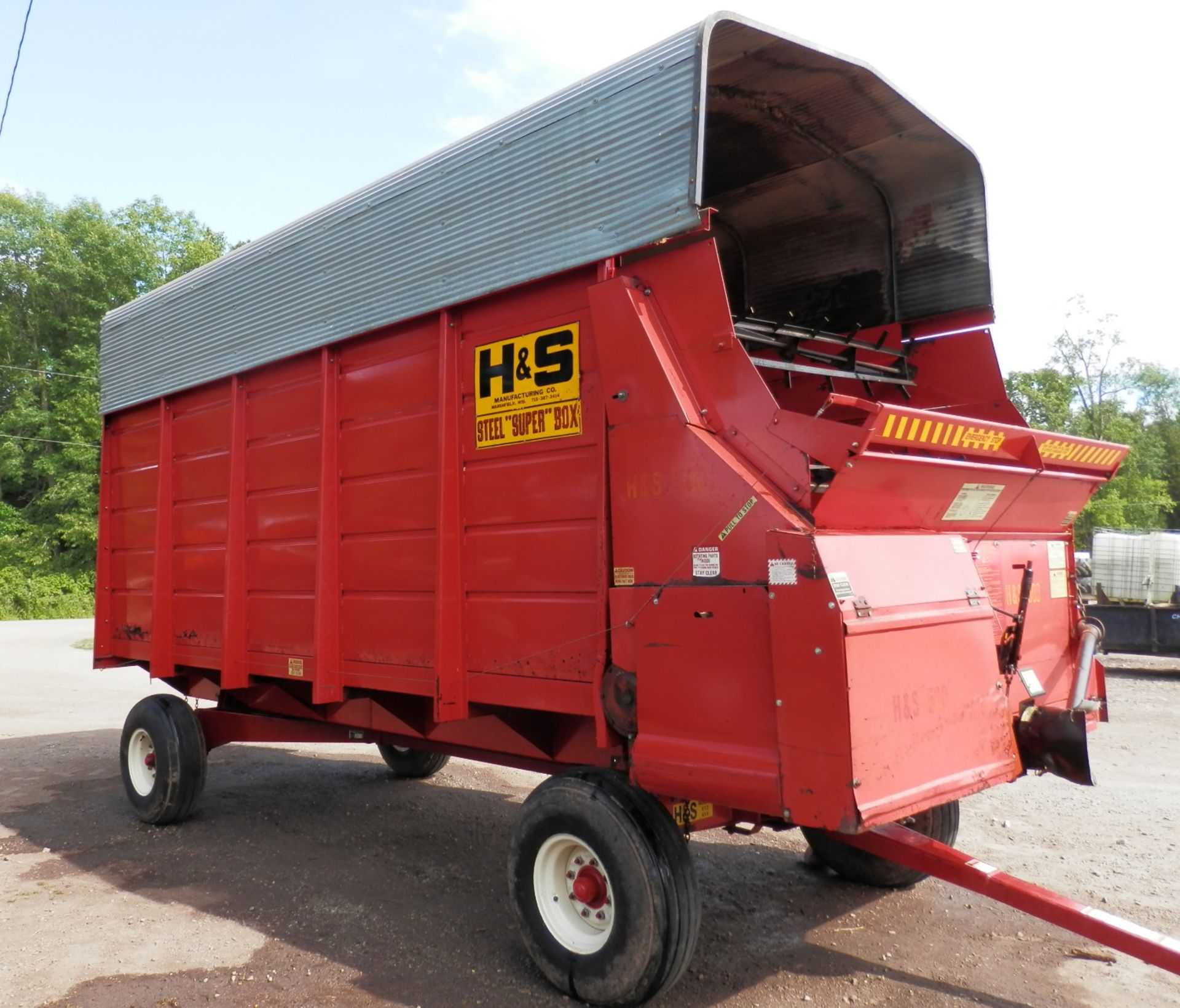 H&S 500 STEEL "SUPER" BOX FORAGE WAGON - Image 3 of 7