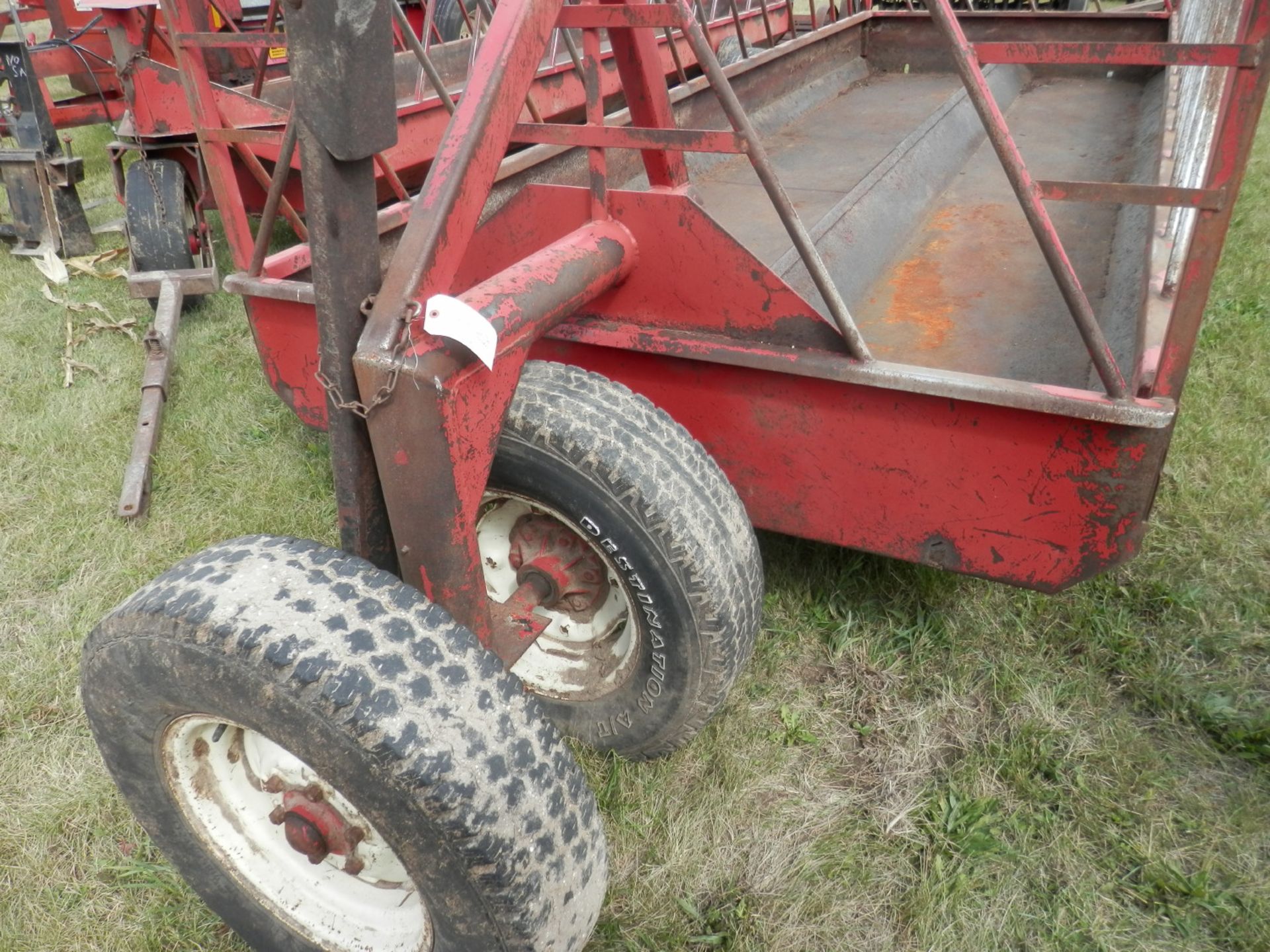 GRUETT 6'x18' SLANT BAR FEEDER WAGON - Image 5 of 6