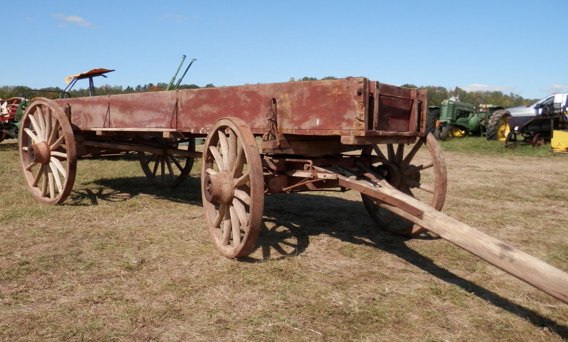 HD FARM WAGON, HORSE DRAWN