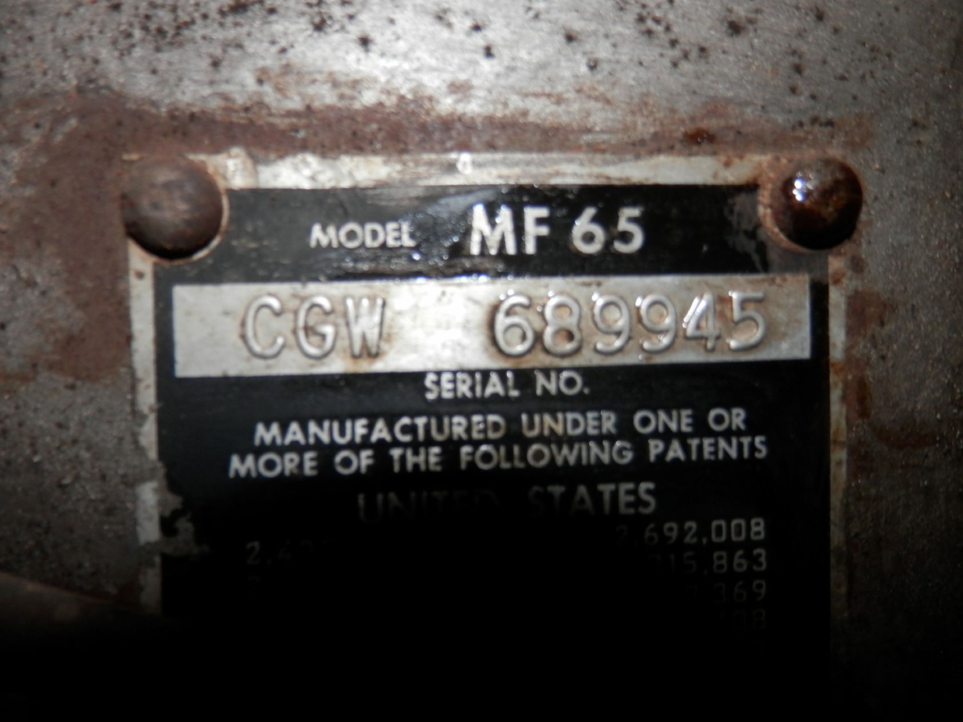 MASSEY FERGUSON 65 GAS TRACTOR - Image 8 of 9