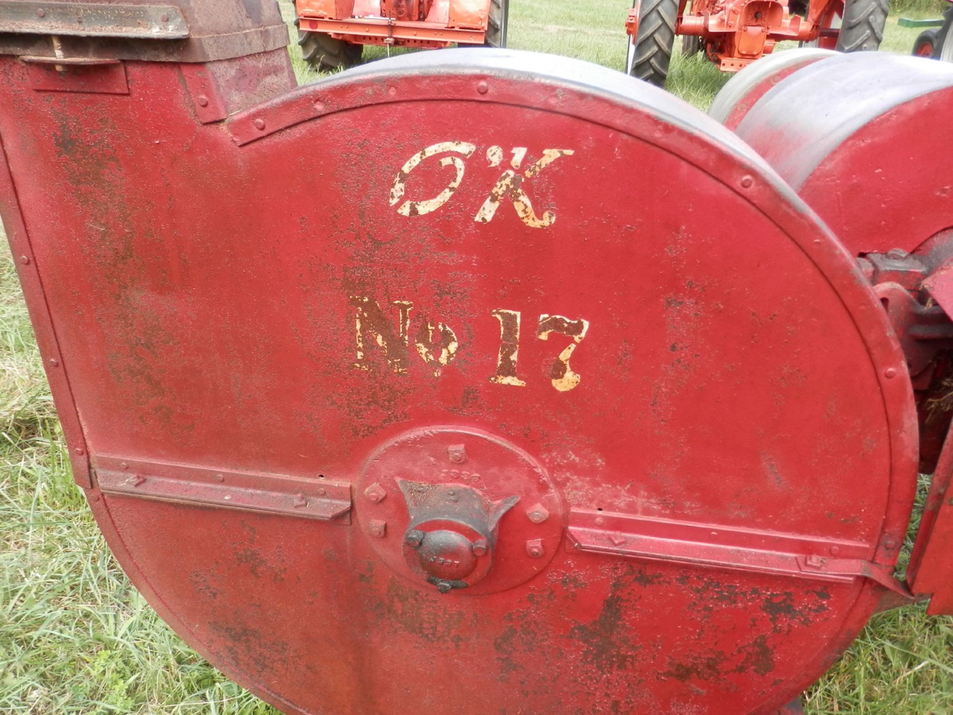 ALGOMA "OK" NO. 17 ANTIQUE FEED CUTTER - Image 4 of 6