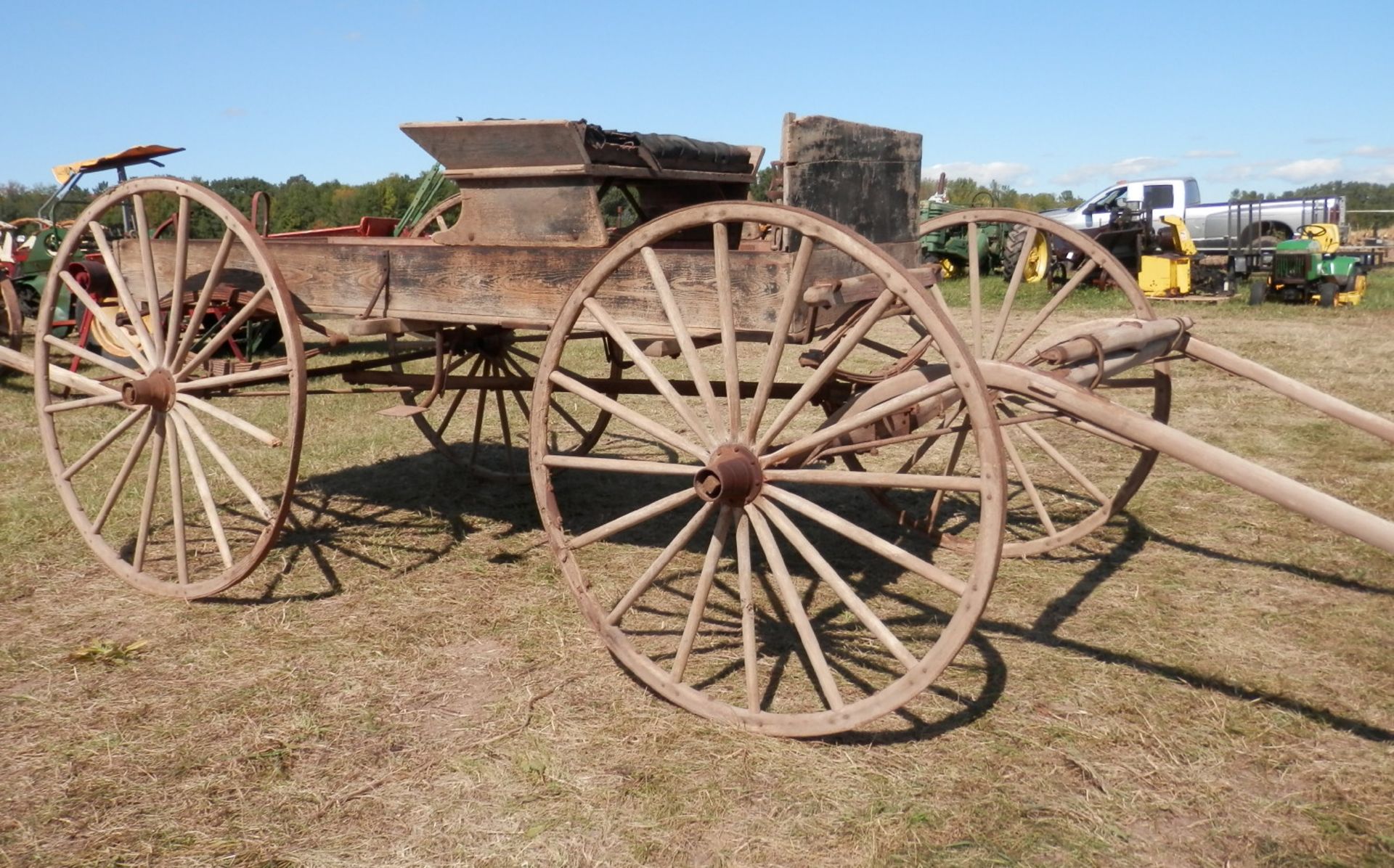 HORSE DRAWN BUCKBOARD WAGON