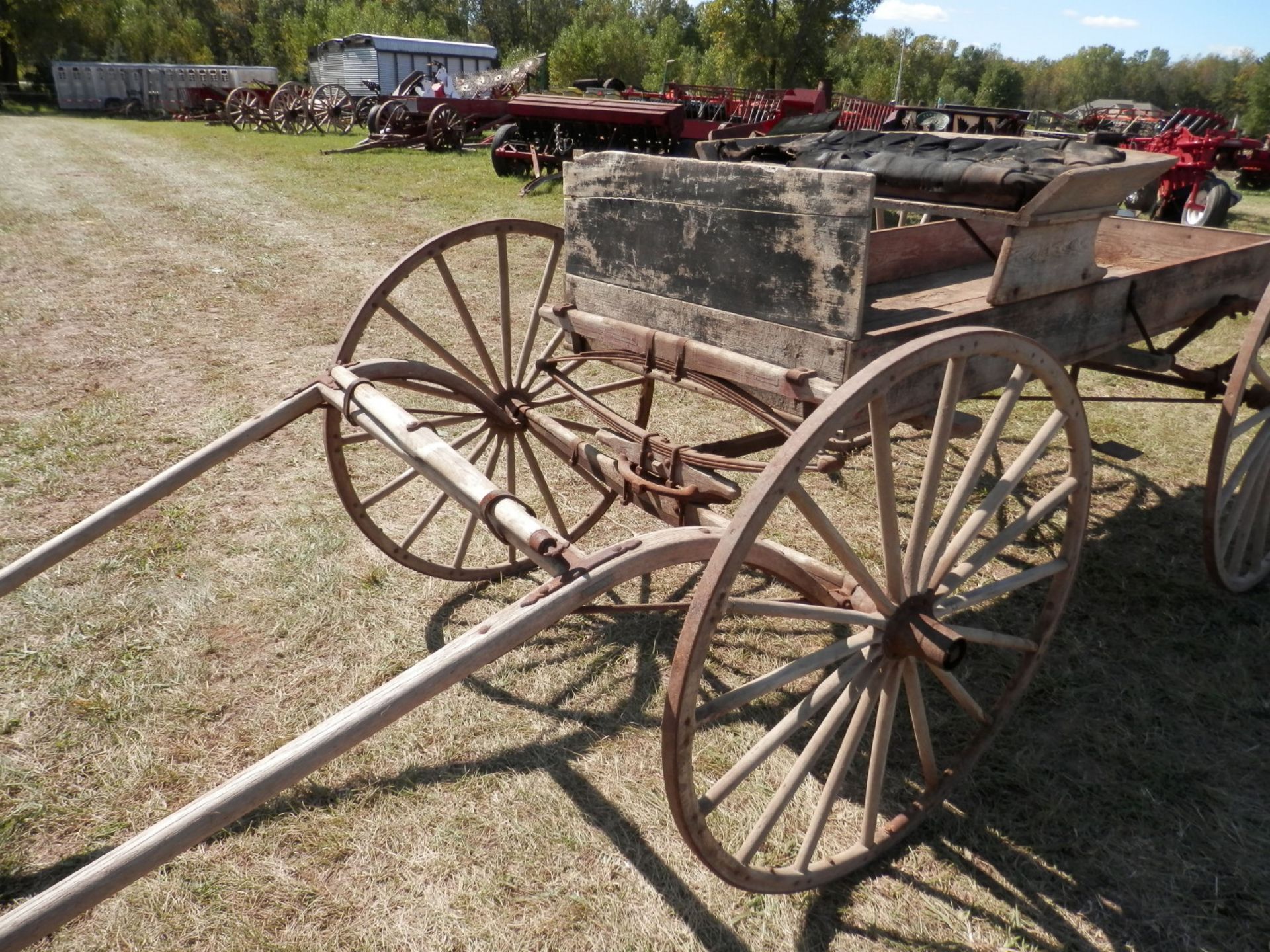 HORSE DRAWN BUCKBOARD WAGON - Image 6 of 8