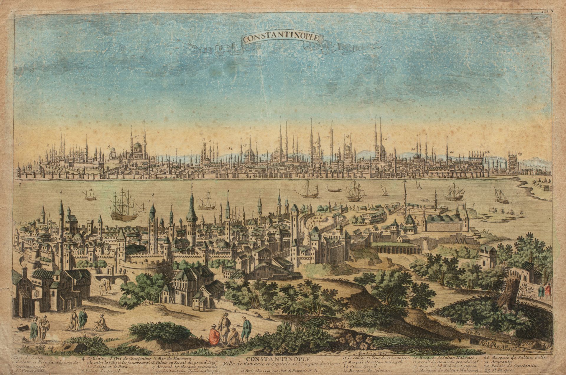 Constantinople, Ville de Romanie et capitale de l’Empire Turc - Ed. Chez Jean, rue [...]