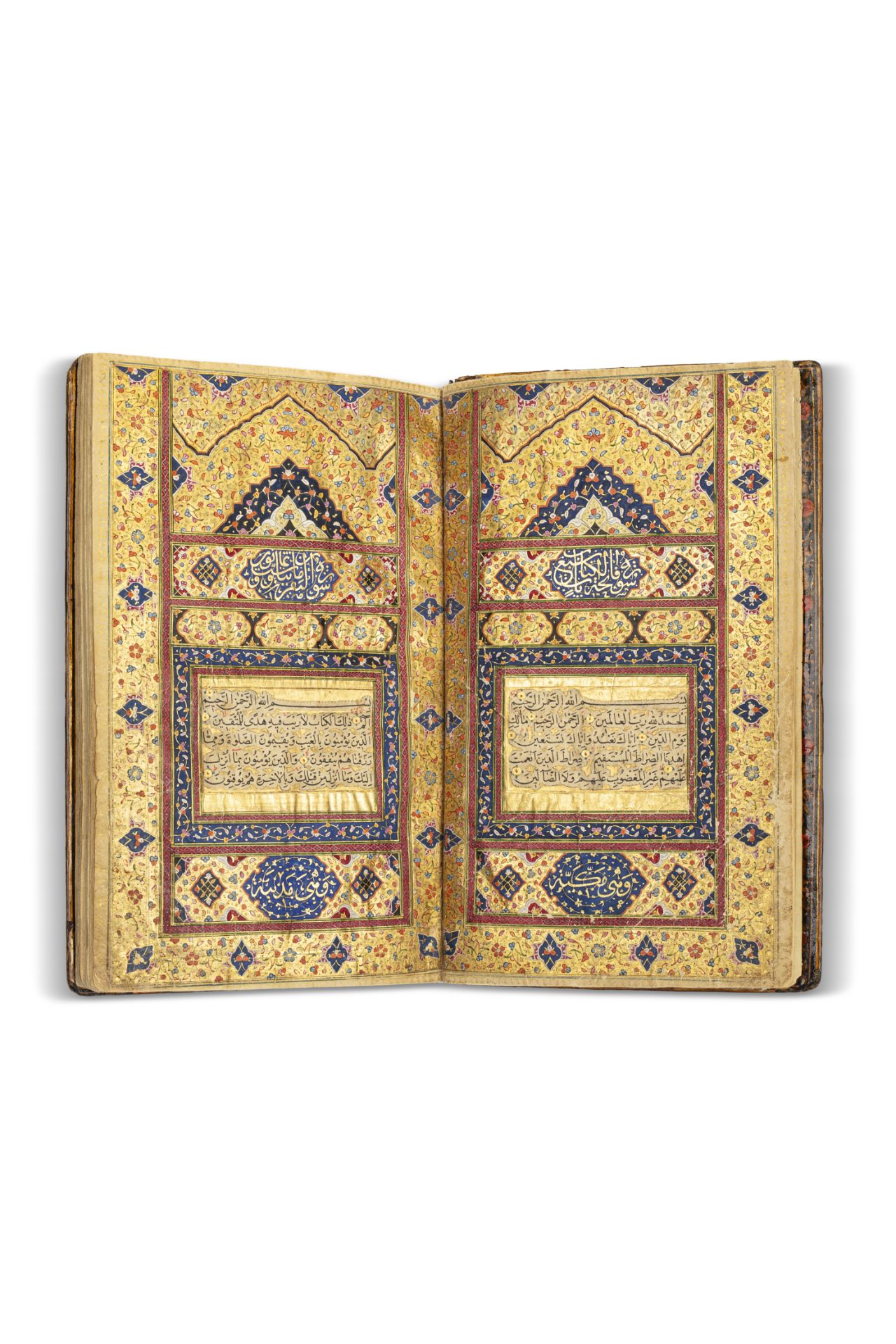 Coran Zand - Reliure signée Muhamad 'Ali Ashraf datée 1157H. (=1744) - Manuscrit [...]