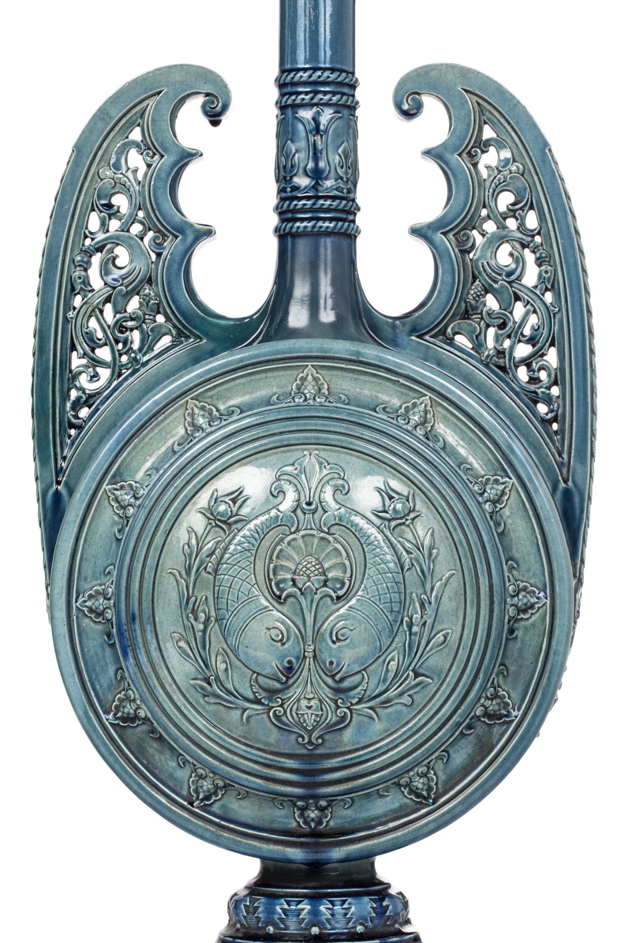 Grande paire de vase d'inspiration hispano-mauresque - France, vers 1880 - En [...] - Bild 2 aus 2