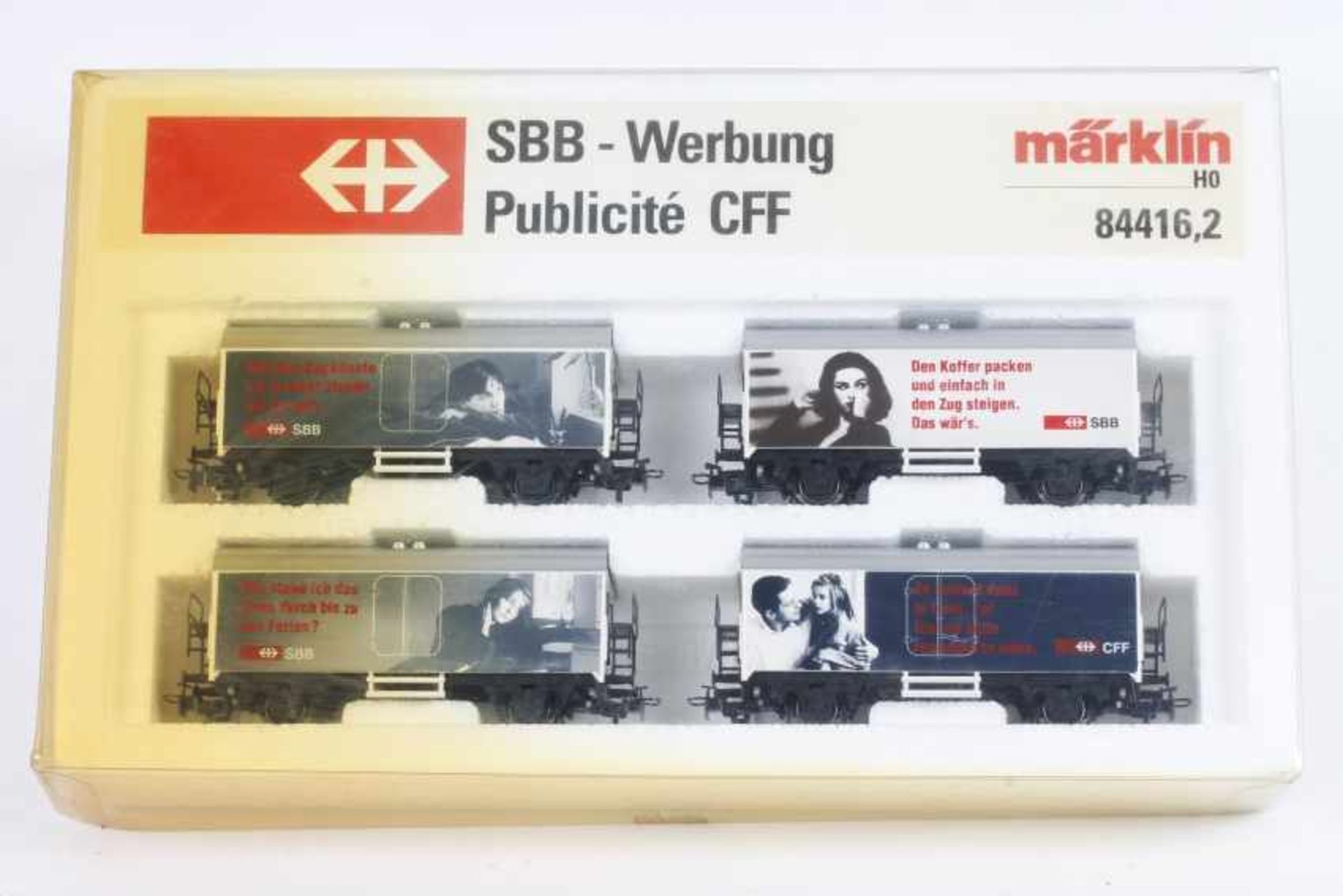 Märklin Wagenset "SBB Werbung"<