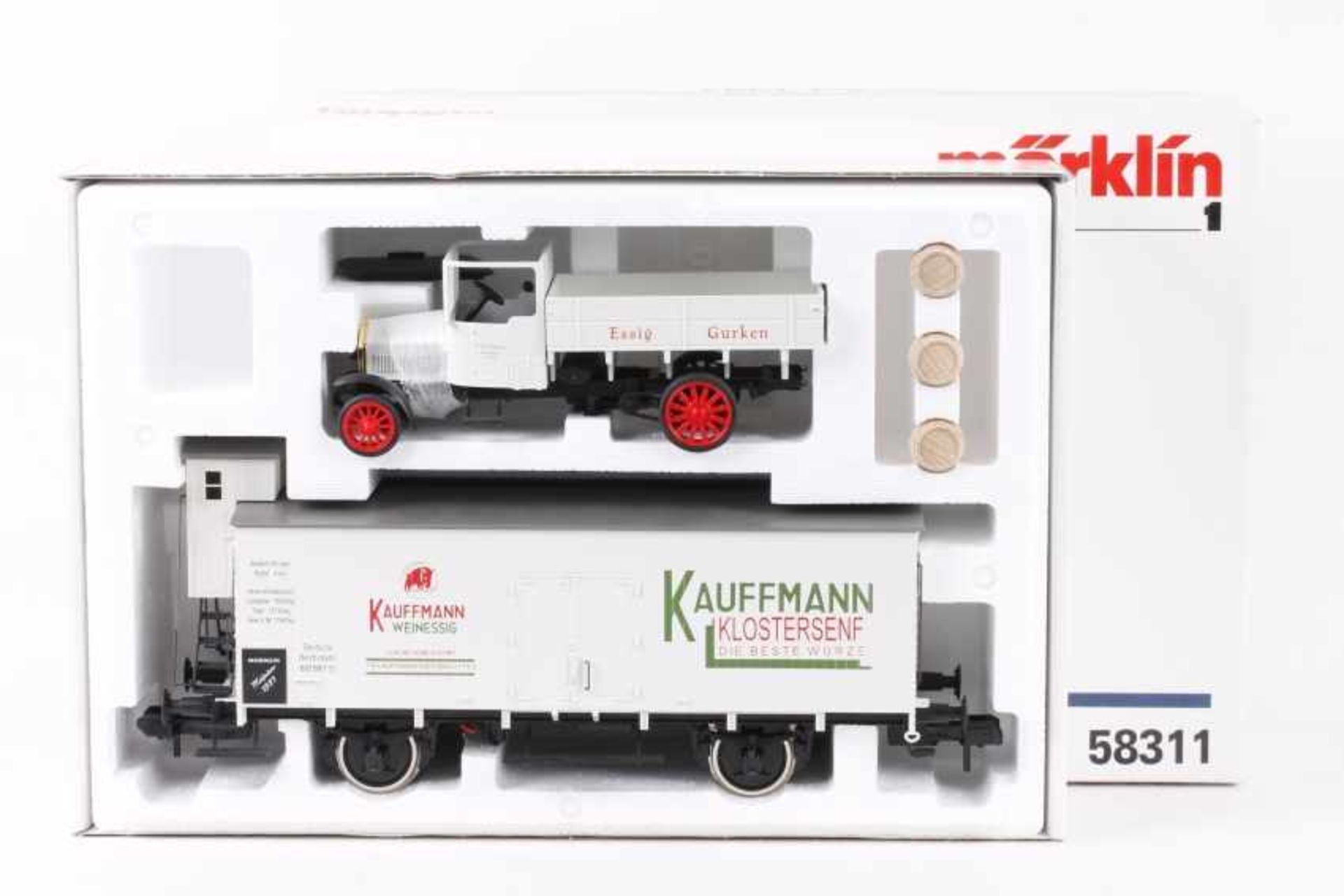 Märklin 58311, Märklin Museumswagen-Set 1997 "Kauffmann Klostersenf"<b