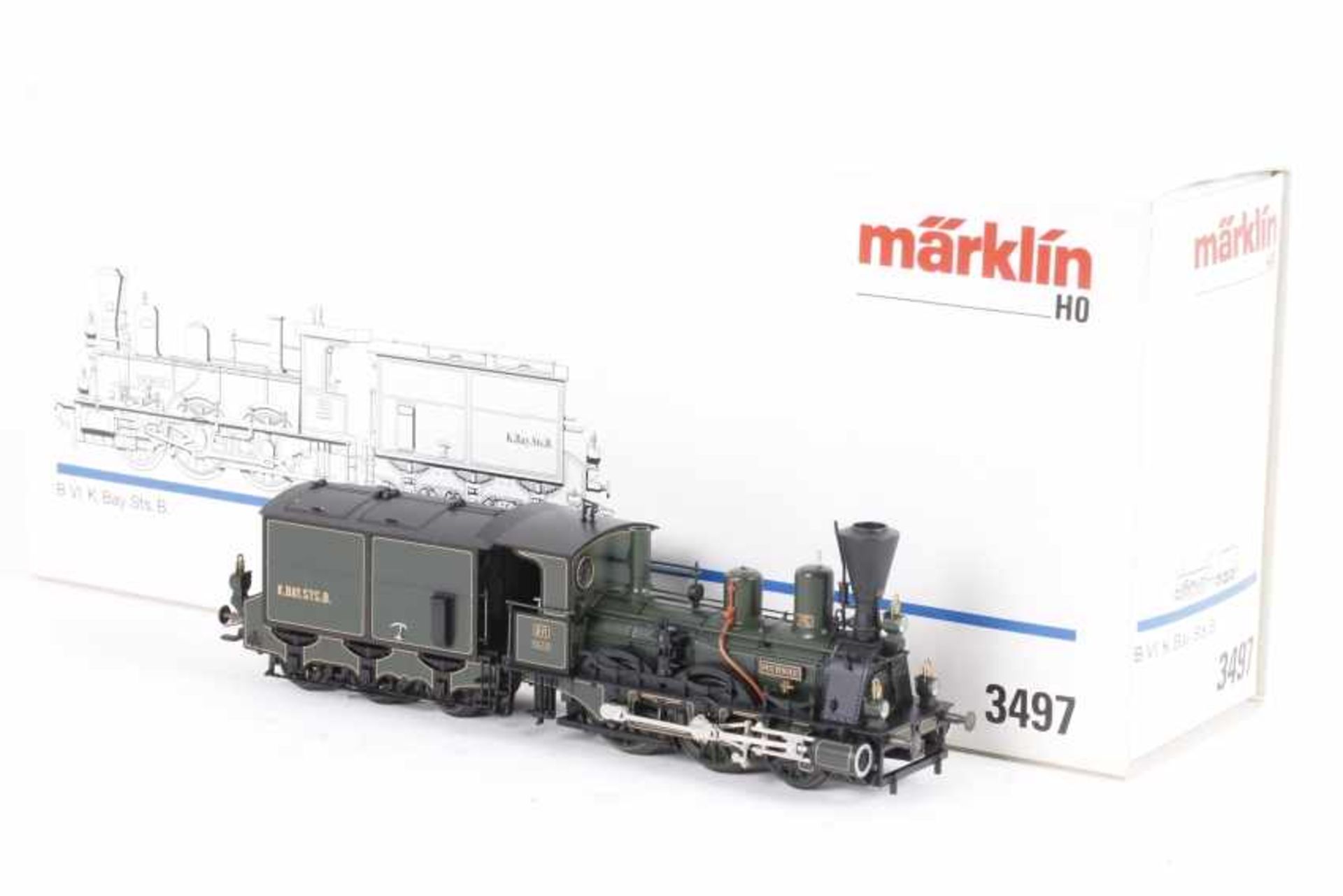 Märklin 3497, Dampflok B VI "MURNAU" der K.Bay.Sts.B.<