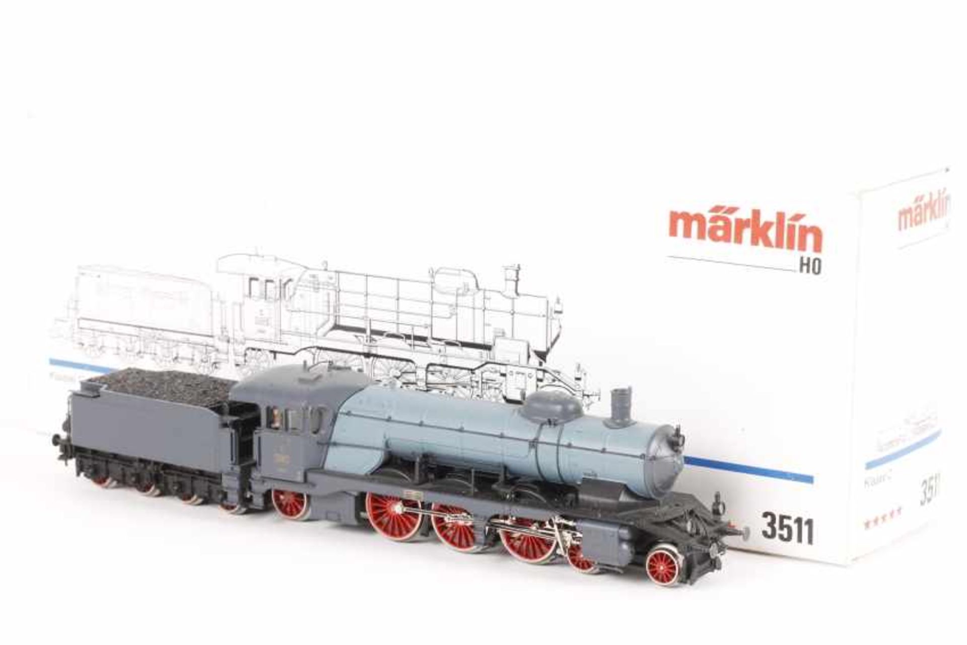 Märklin 3511, württ. Dampflok Reihe C "2007"<b