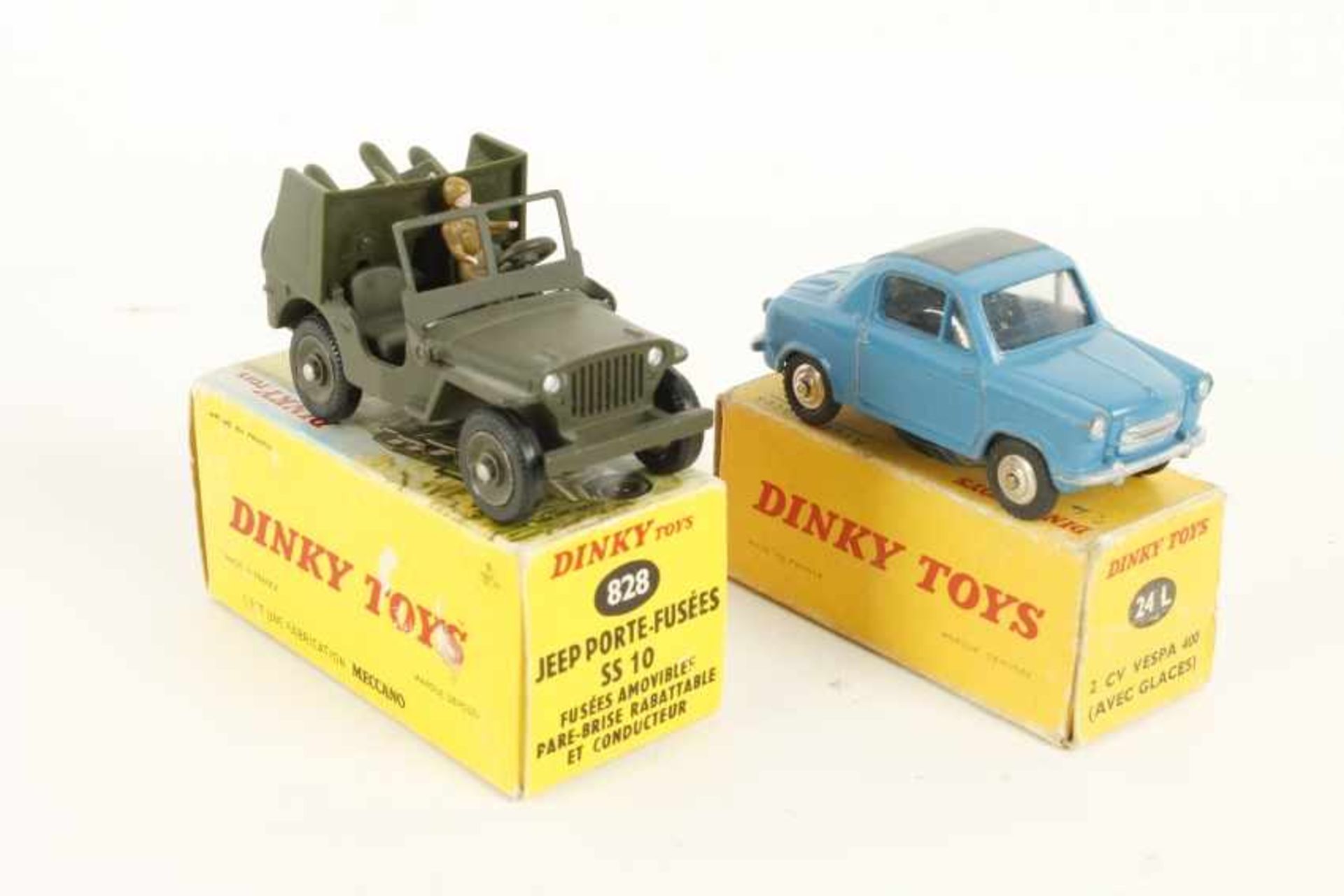 Dinky Toys, zwei Fahrzeuge