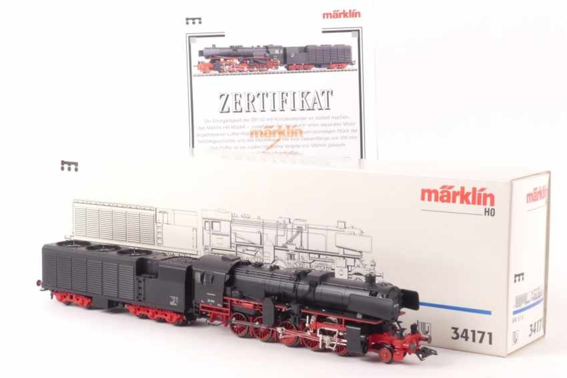 Märklin 34171Märklin 34171, Dampflok "52 1911" der Bundesbahn, DELTA-System, Lüfter im Tender