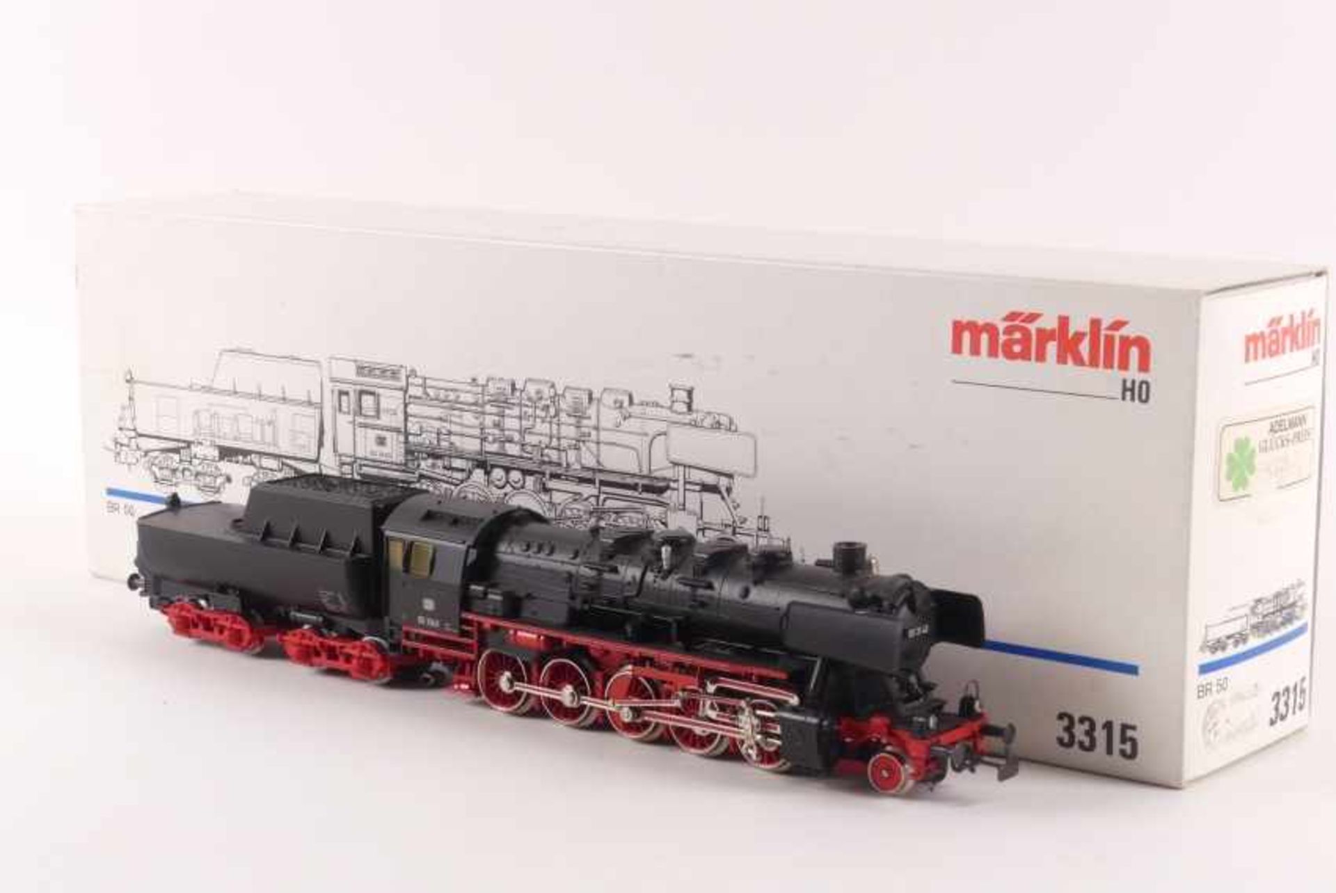 Märklin 3315Märklin 3315, Dampflok "50 3143" der DB, elektronische Umschaltung, sehr gut erhalten,