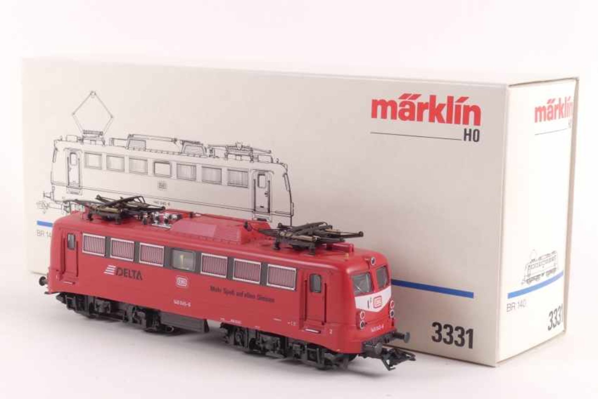 Märklin 3331Märklin 3331, Elektrolok "140 045-6" `Mehr Spaß auf allen Gleisen´ der DB, Delta- und