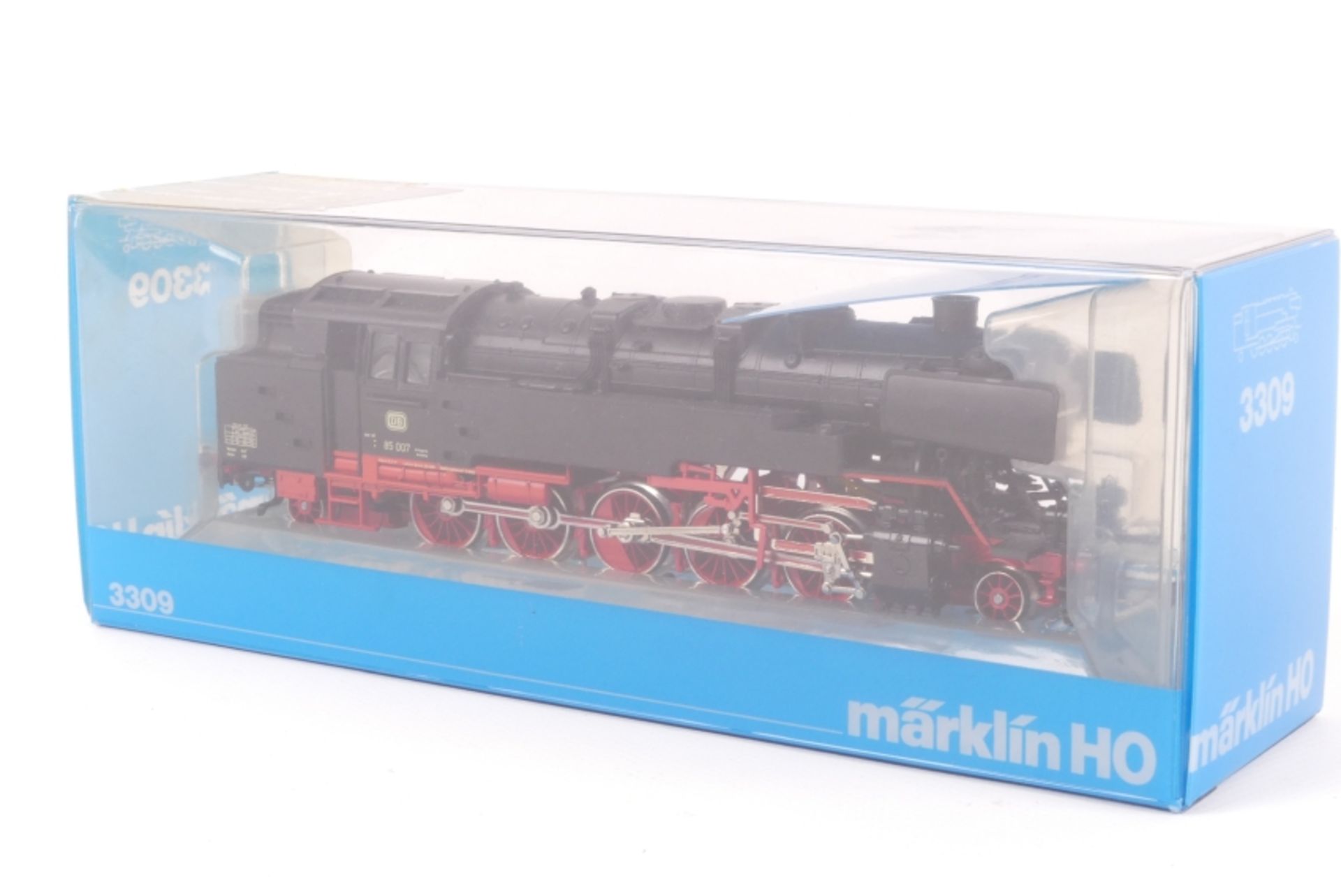 Märklin 3309Märklin 3309, Tenderlok "85 007" der DB, analog, kleine Windleitbleche, vordere