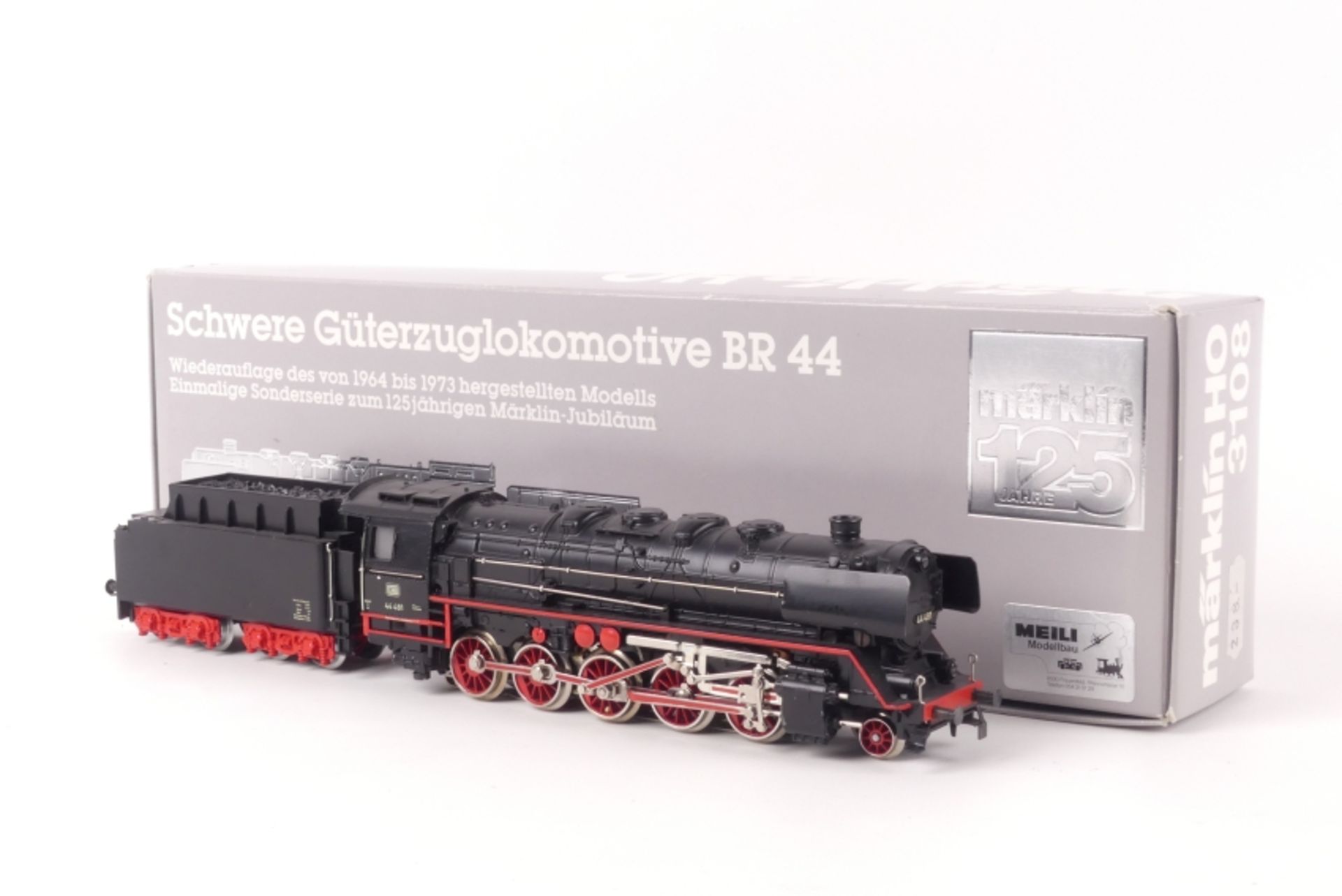 Märklin 3108Märklin 3108, "BR 44", sehr guter Zustand, Zertifikat, Anleitung, grauer ORK mit