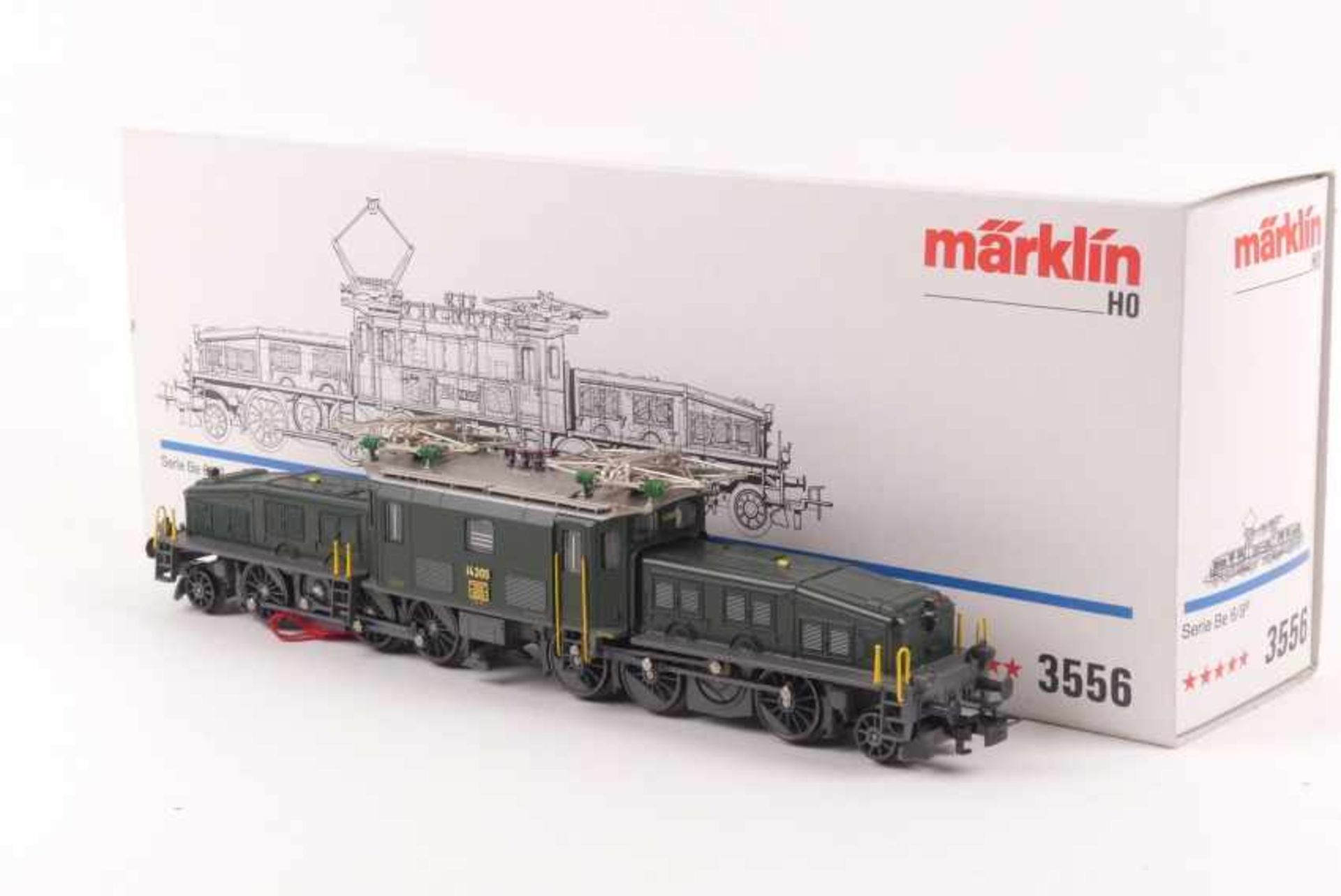 Märklin 3556Märklin 3556, 'Krokodil' "14305" der SBB, sehr gut erhalten, ORK, Anleitung