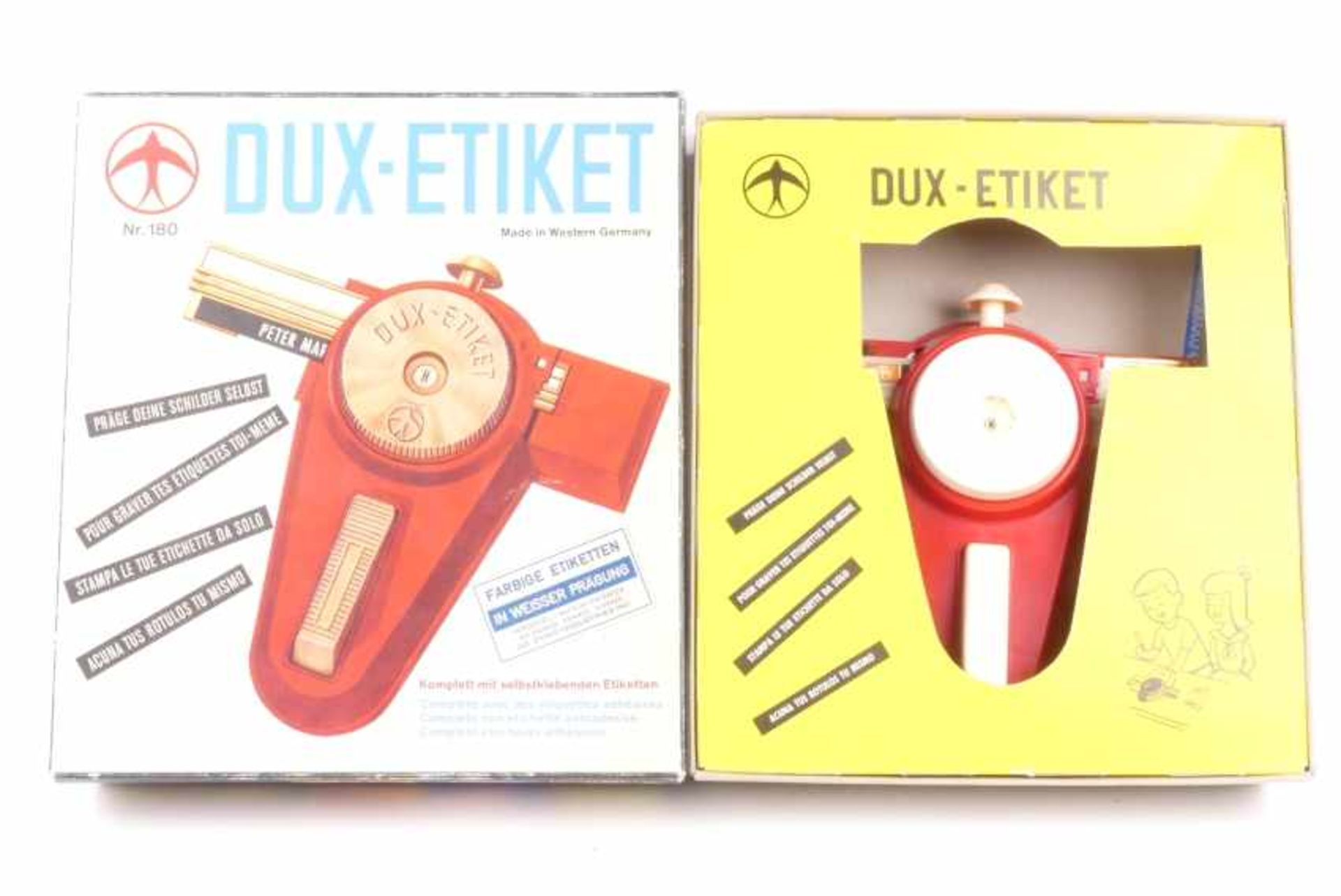 Dux "Etikett"