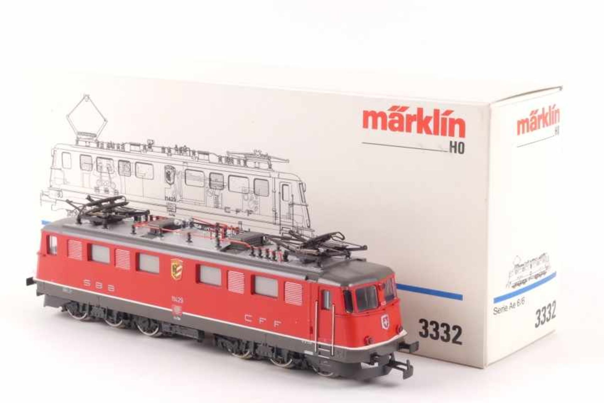 Märklin 3332Märklin 3332, defekte Elektrolok Ae 6/6 "11429" der SBB, analog, Treibräder drehen