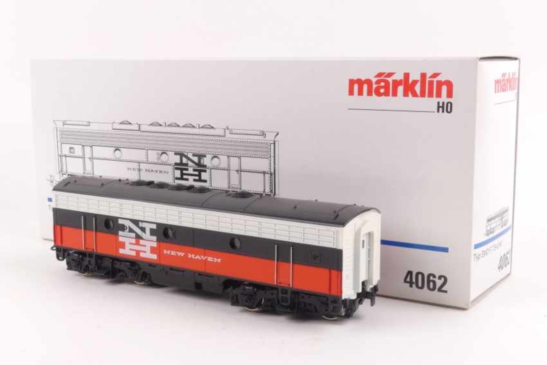 Märklin 4062Märklin 4062, Diesellok-Ergänzungsteil "NEW HAVEN", B-Unit, ohne Motor, ohne