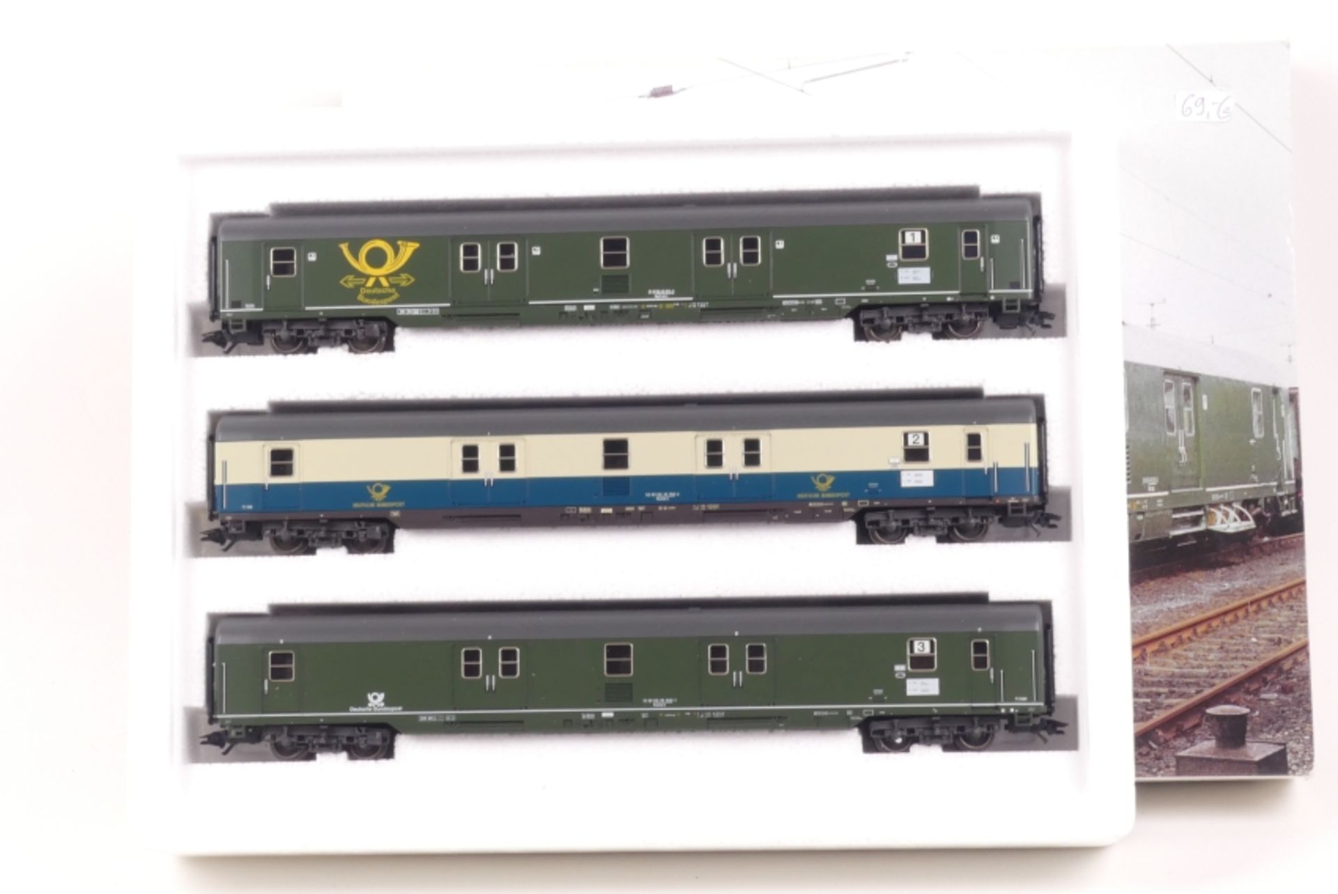 Märklin Wagen-Set "Deutsche Bundespost", sehr gut erhalten, ORK