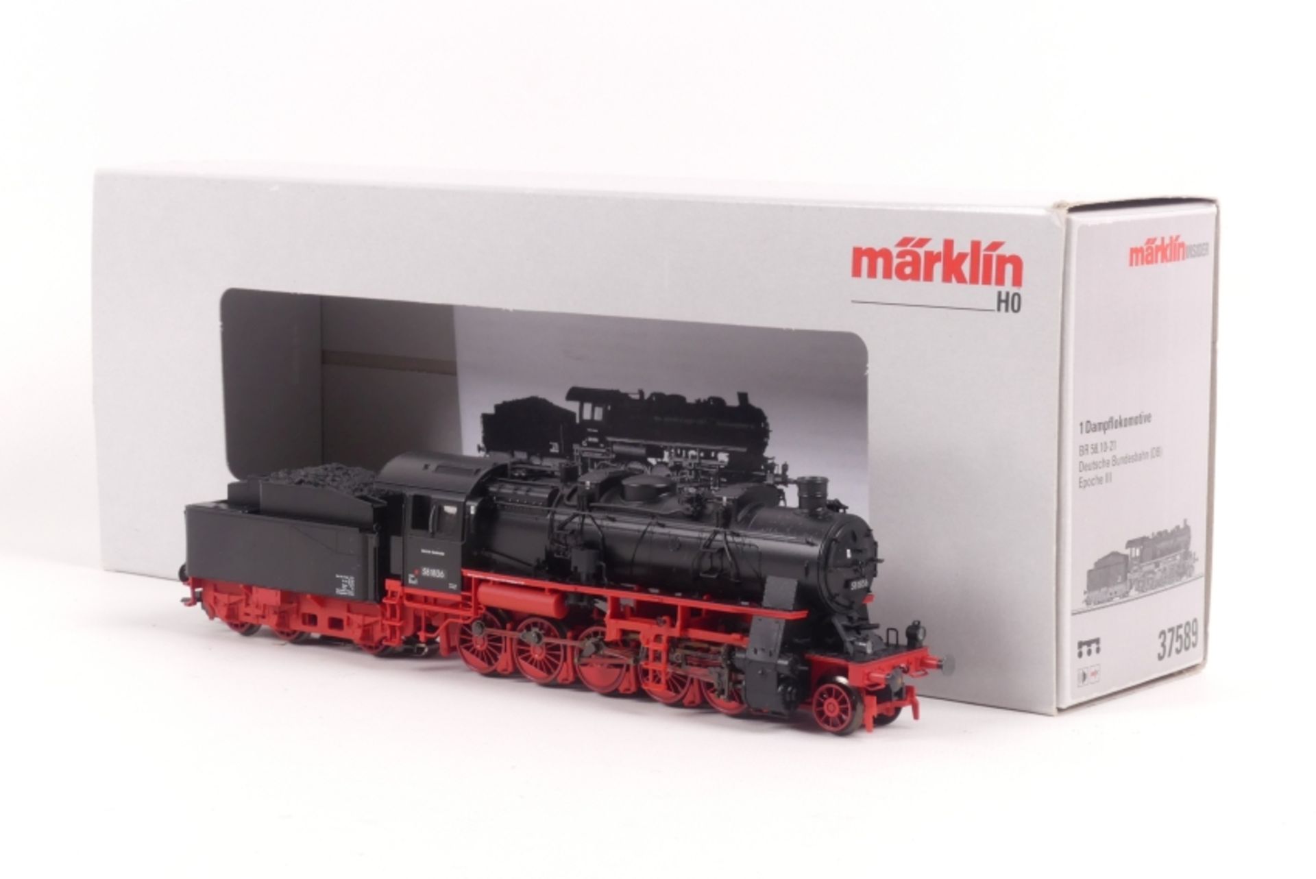 Märklin 37589, Dampflok "58 1836" der Bundesbahn, mfx-Digital-*-Technik, Sound, sehr gut erhalten,