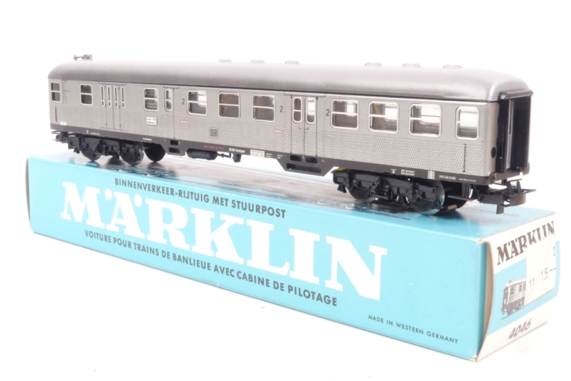 Märklin 4046, Nahverkehrswagen mit Führerstand, sehr guter Zustand, ORK